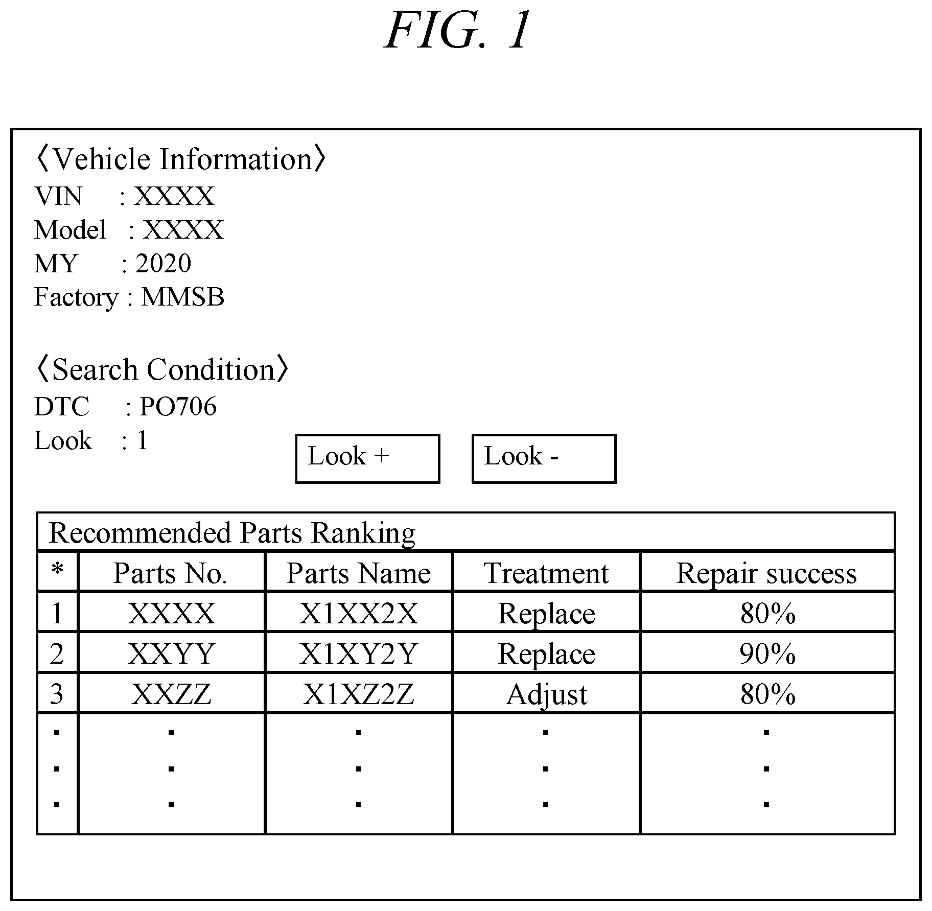 Patent US12619653 Figure 1 – Repair search system