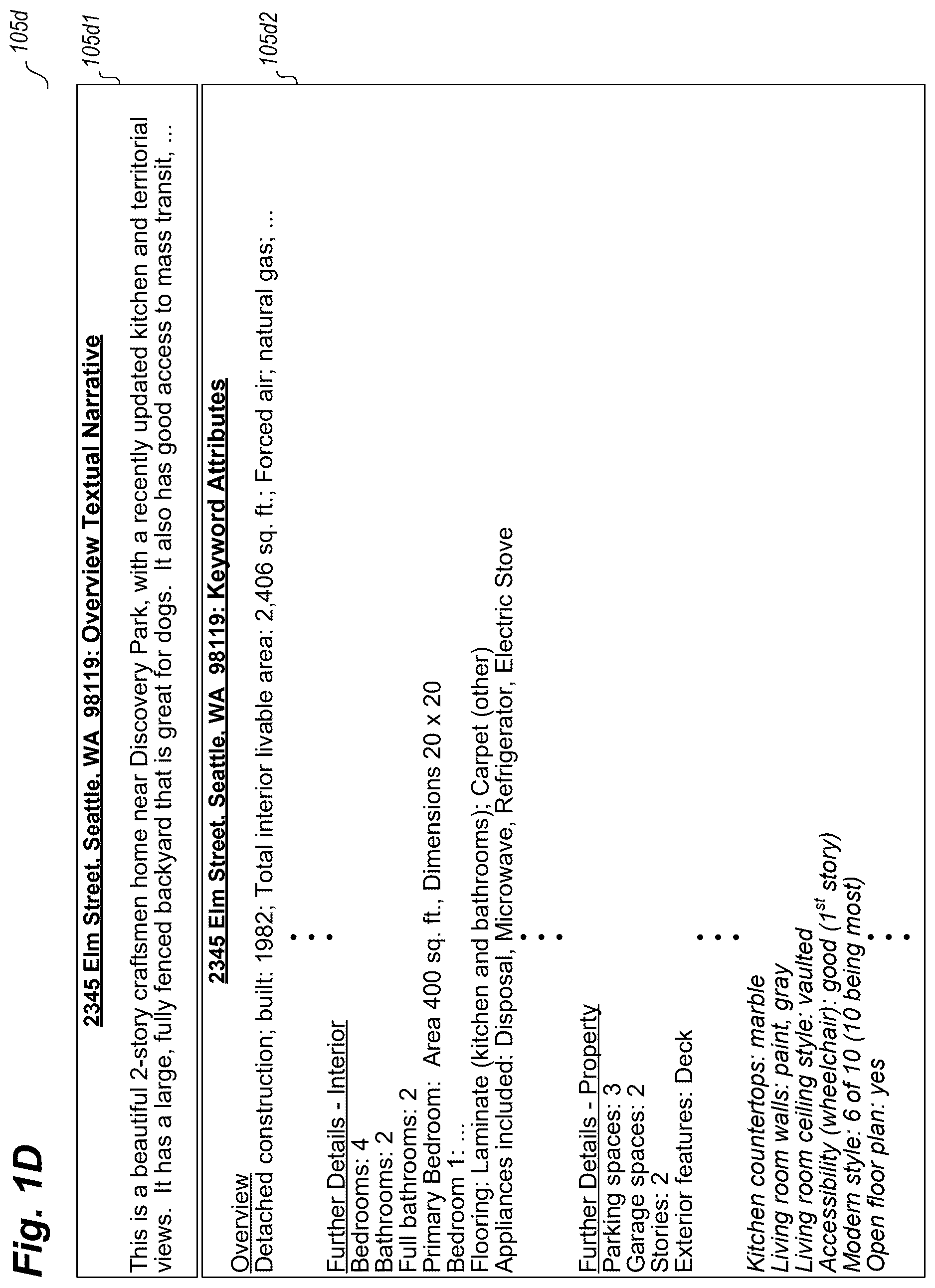 Patent US12619656 Figure 4 – Automated tool for determining and providing information about dwellings satisfying search criteria specified using multiple data modes