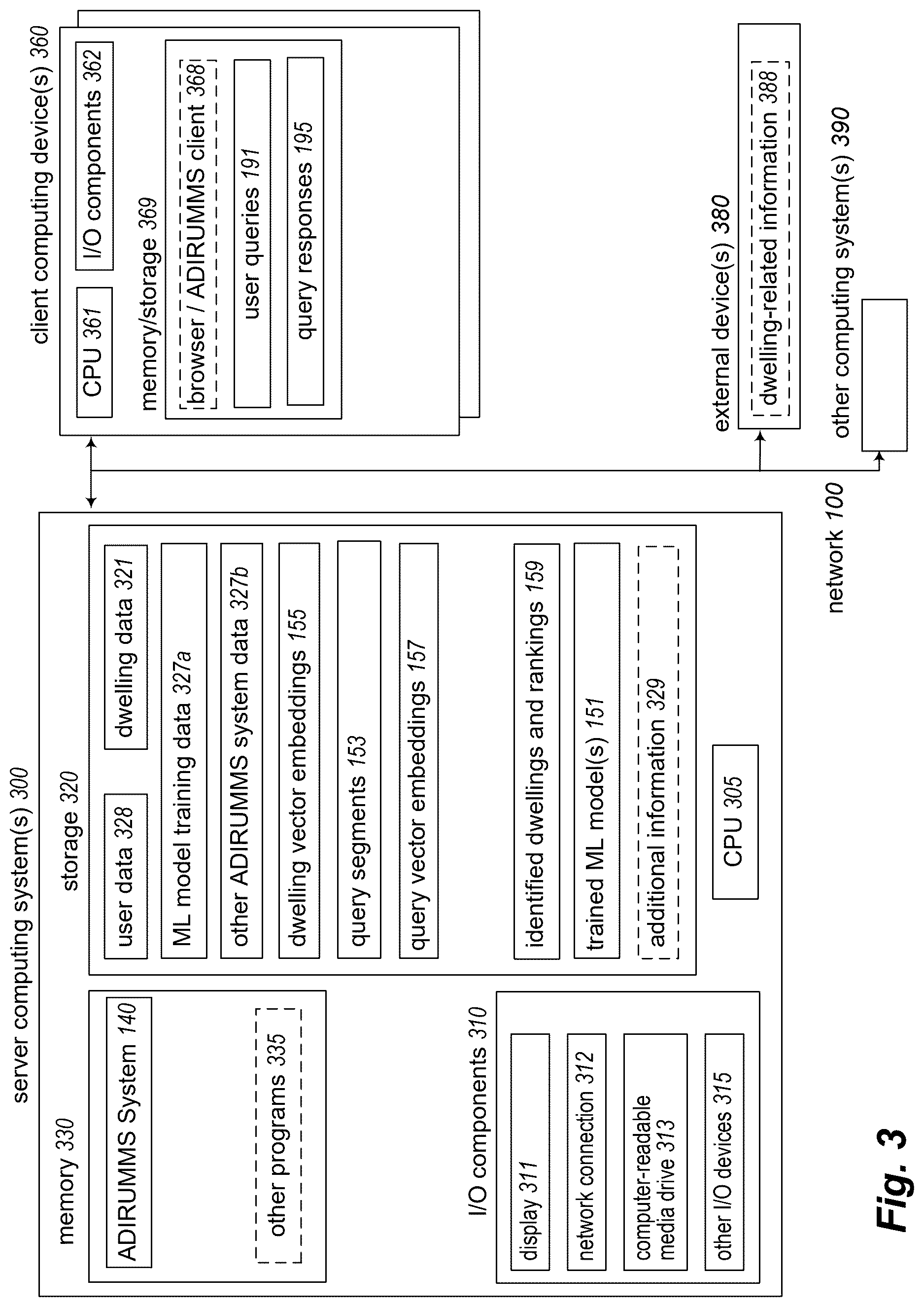 Patent US12619656 Figure 10 – Automated tool for determining and providing information about dwellings satisfying search criteria specified using multiple data modes