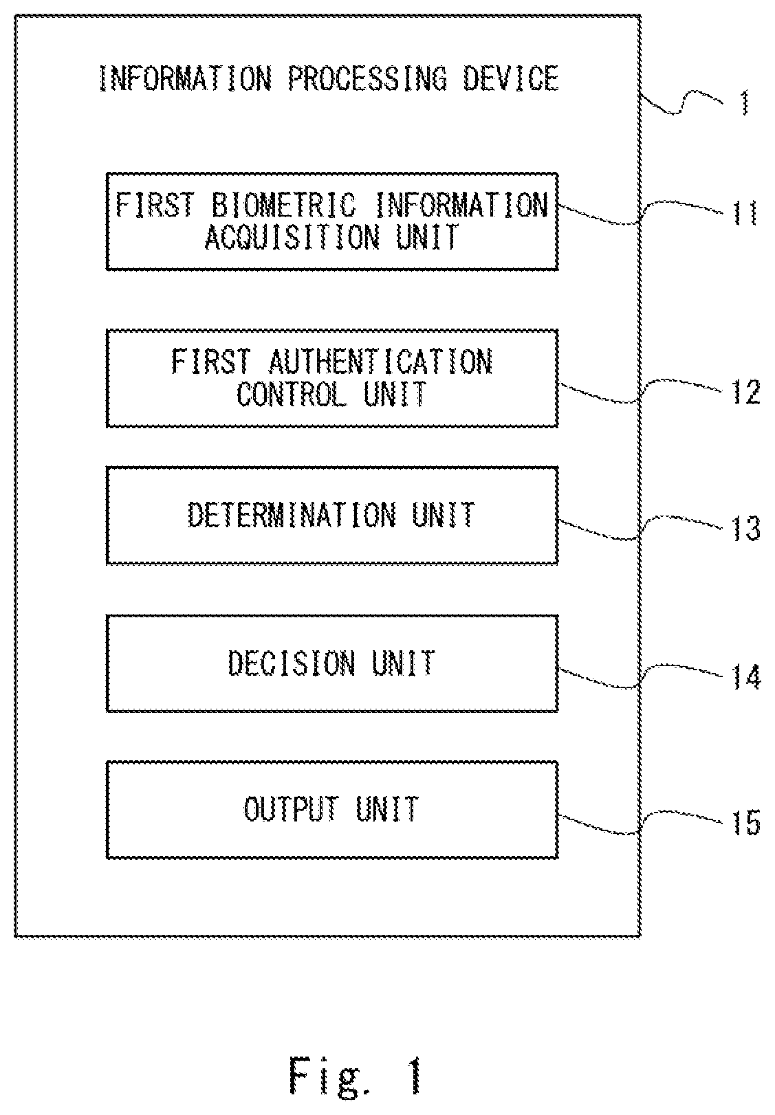 Patent US12619694 Figure 1 – Information processing device, information processing system, information processing method, and non-transitory computer-readable medium for assisting a user at a time of exit