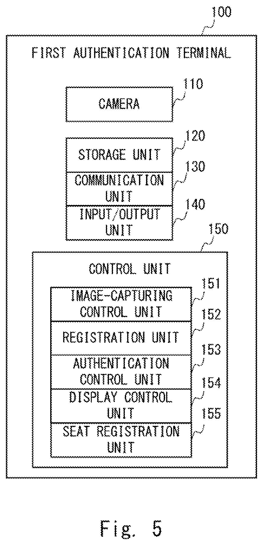 Patent US12619694 Figure 5 – Information processing device, information processing system, information processing method, and non-transitory computer-readable medium for assisting a user at a time of exit