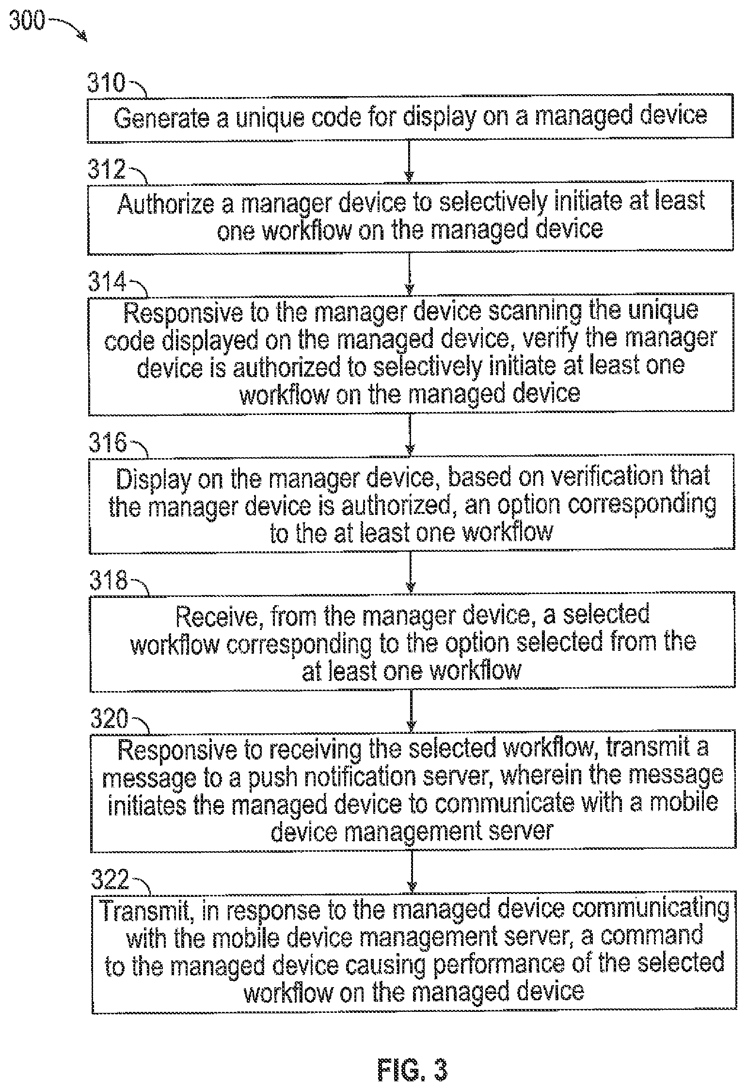 Patent US12619703 Figure 4 – Authorized remote mobile device management of a targeted managed device