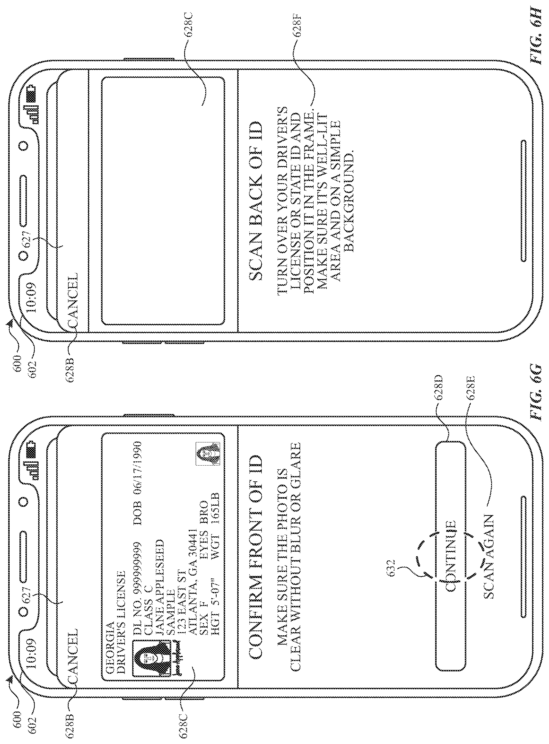 Patent US12619705 Figure 13 – Digital identification credential user interfaces