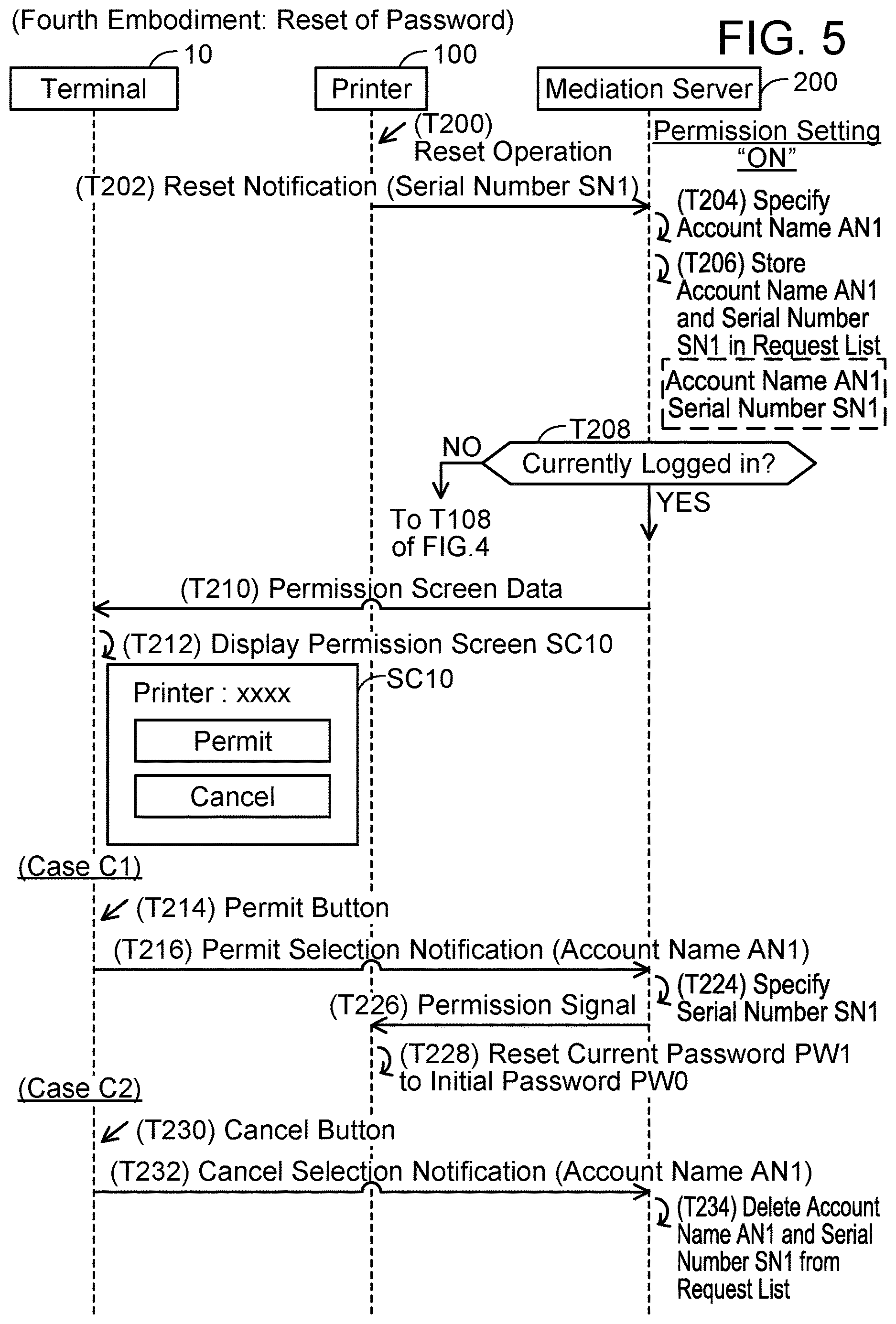 Patent US12619706 Figure 5 – Server, non-transitory computer-readable recording medium storing computer-readable instructions for server and control method for server