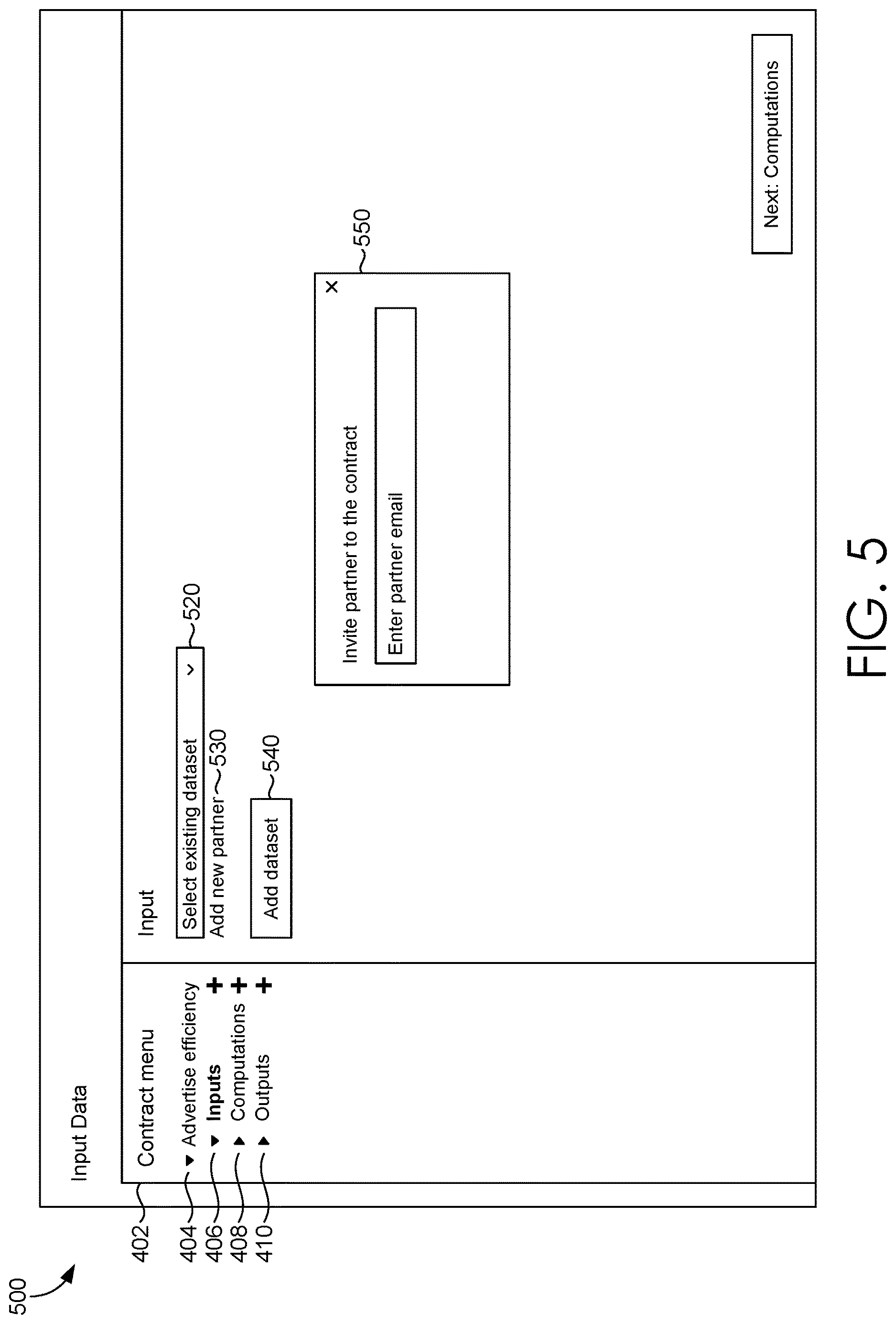 Patent US12619764 Figure 5 – Specifying characteristics of an output dataset of a data pipeline