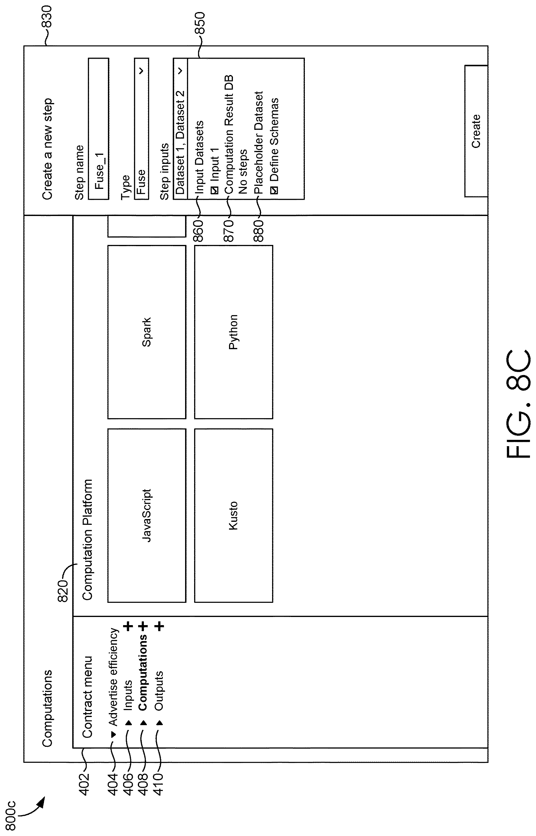 Patent US12619764 Figure 11 – Specifying characteristics of an output dataset of a data pipeline