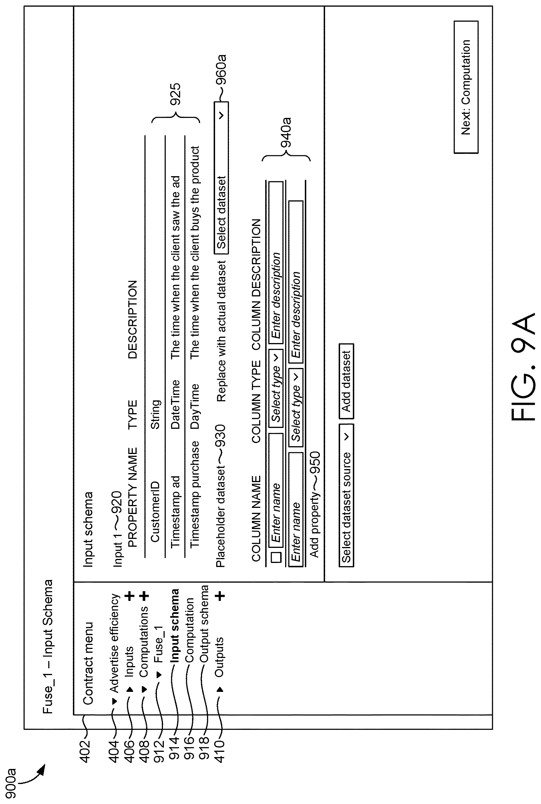 Patent US12619764 Figure 12 – Specifying characteristics of an output dataset of a data pipeline