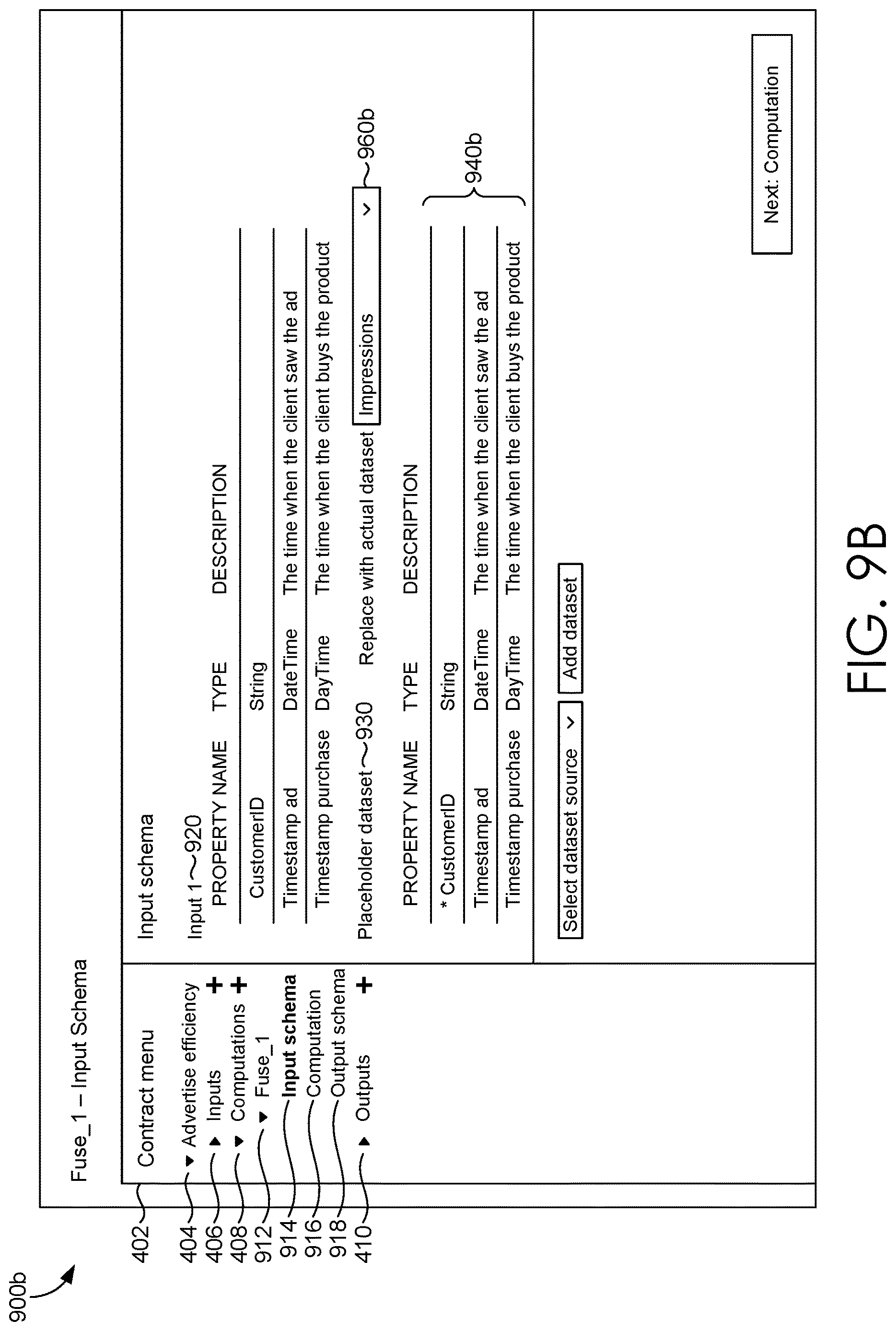 Patent US12619764 Figure 13 – Specifying characteristics of an output dataset of a data pipeline