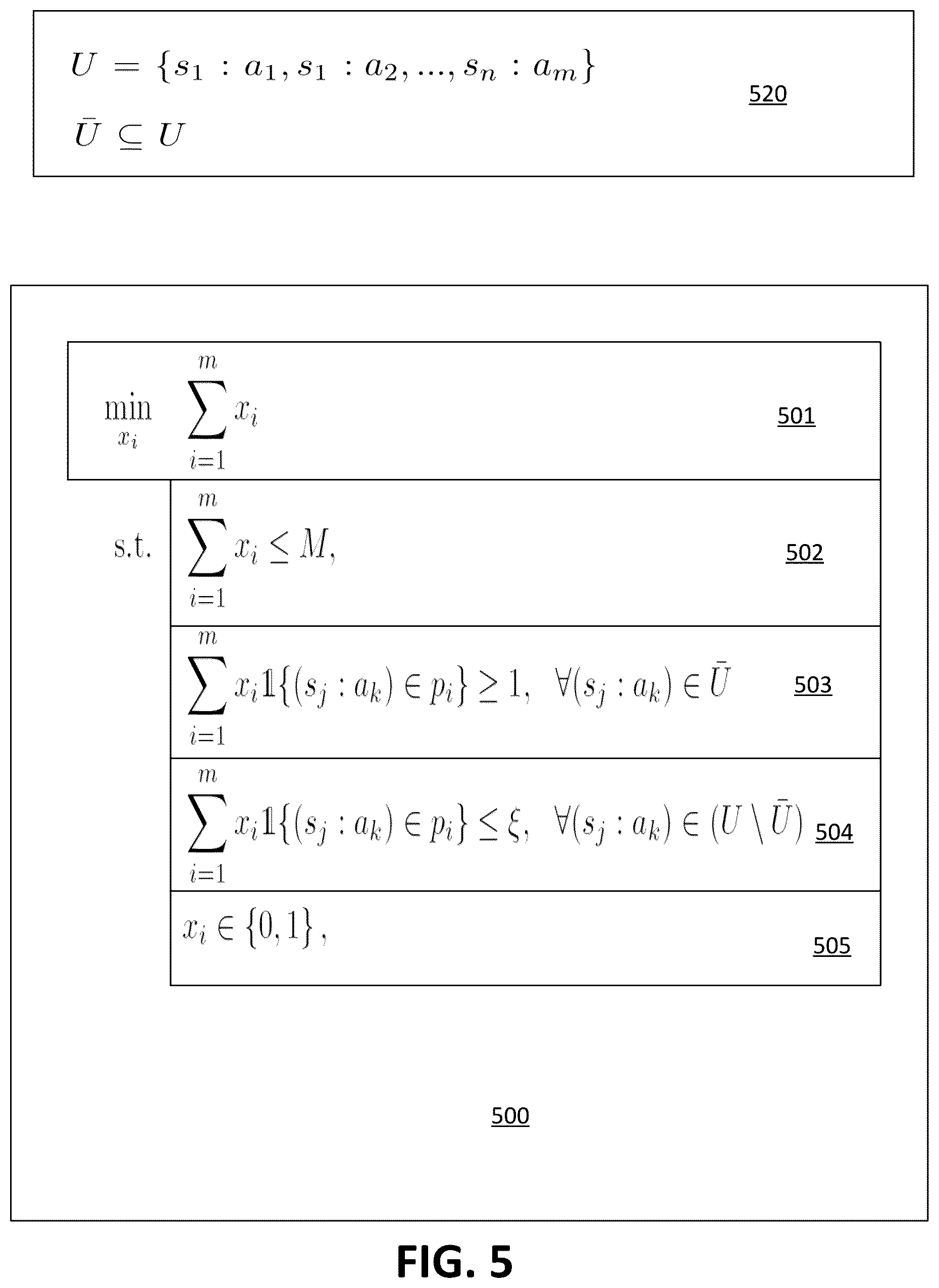 Patent US12619765 Figure 5 – Existing policy determinations for an identity set