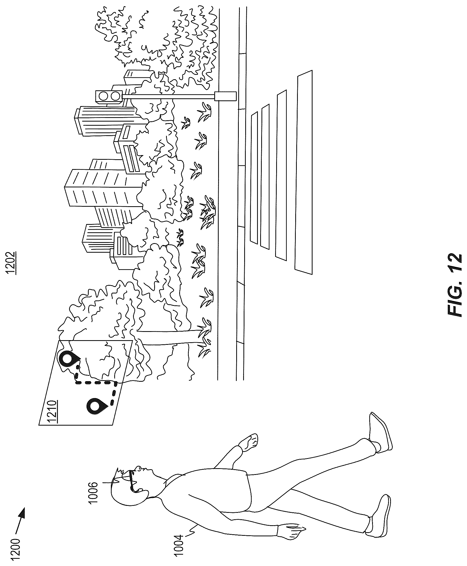 Patent US12619774 Figure 14 – Controlled exposure to location-based virtual content