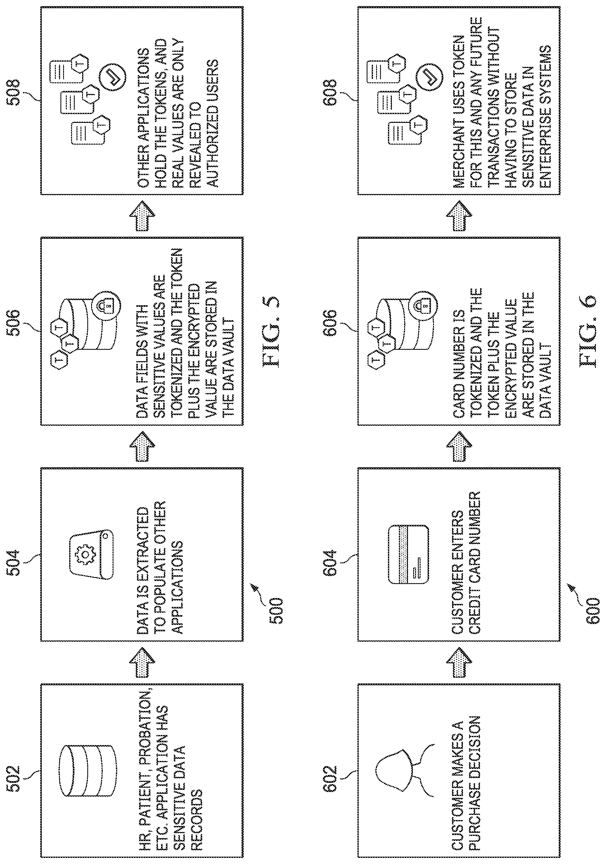 Patent US12619778 Figure 3 – Token-based data security systems and methods with cross-referencing tokens in freeform text within structured document