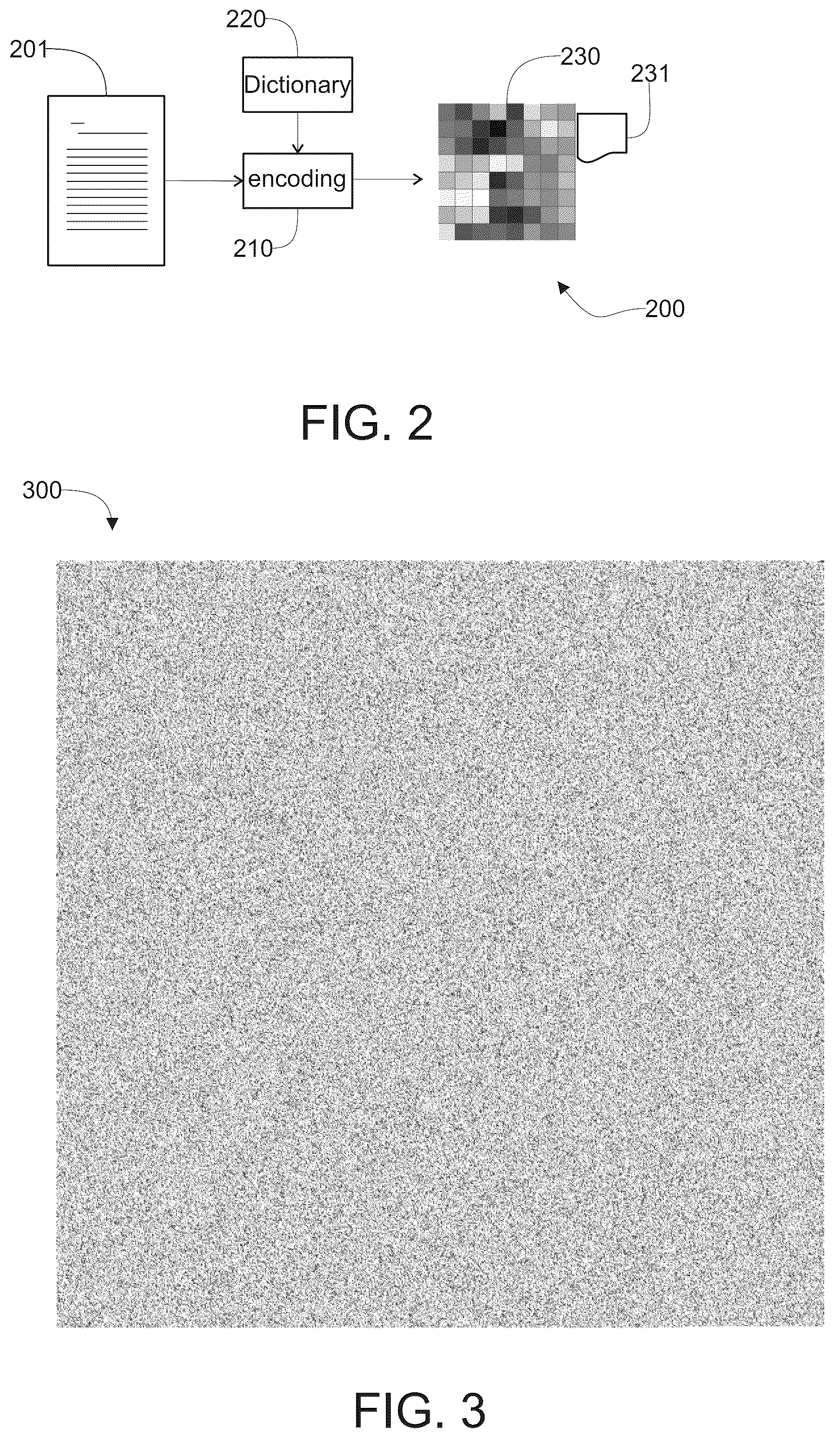 Patent US12619813 Figure 2 – Encoding and decoding text and data as color grids with metadata for efficient decoding