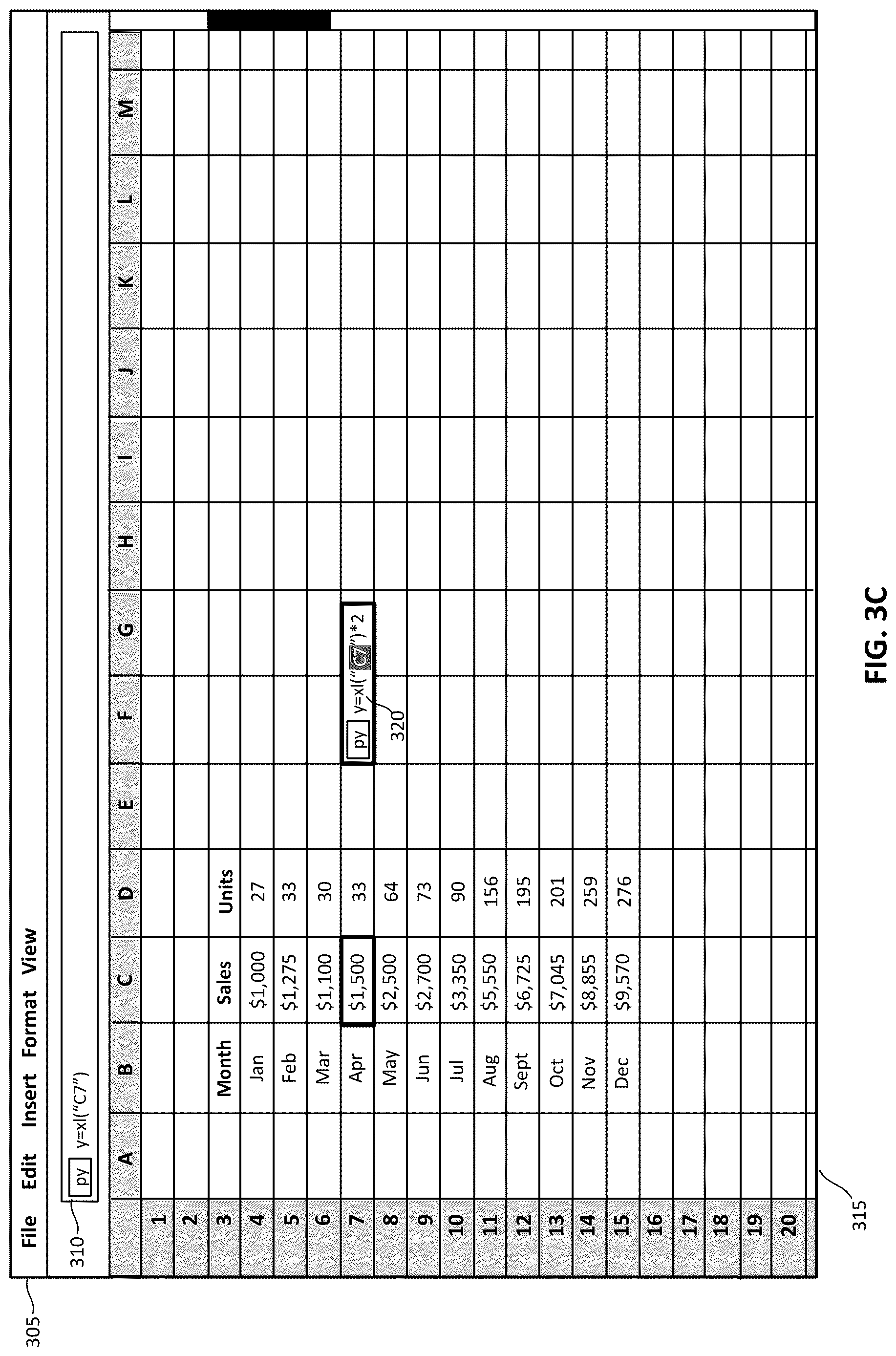 Patent US12619816 Figure 5 – Integrating external program code with spreadsheet application