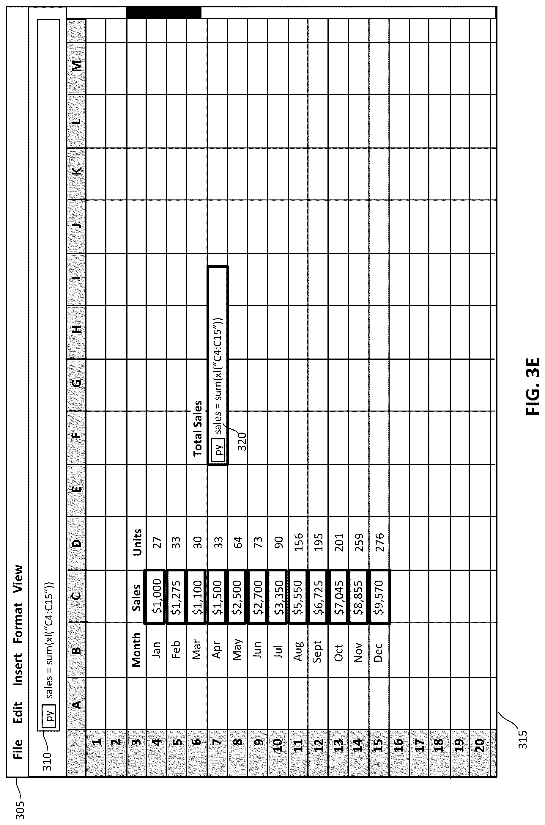 Patent US12619816 Figure 7 – Integrating external program code with spreadsheet application