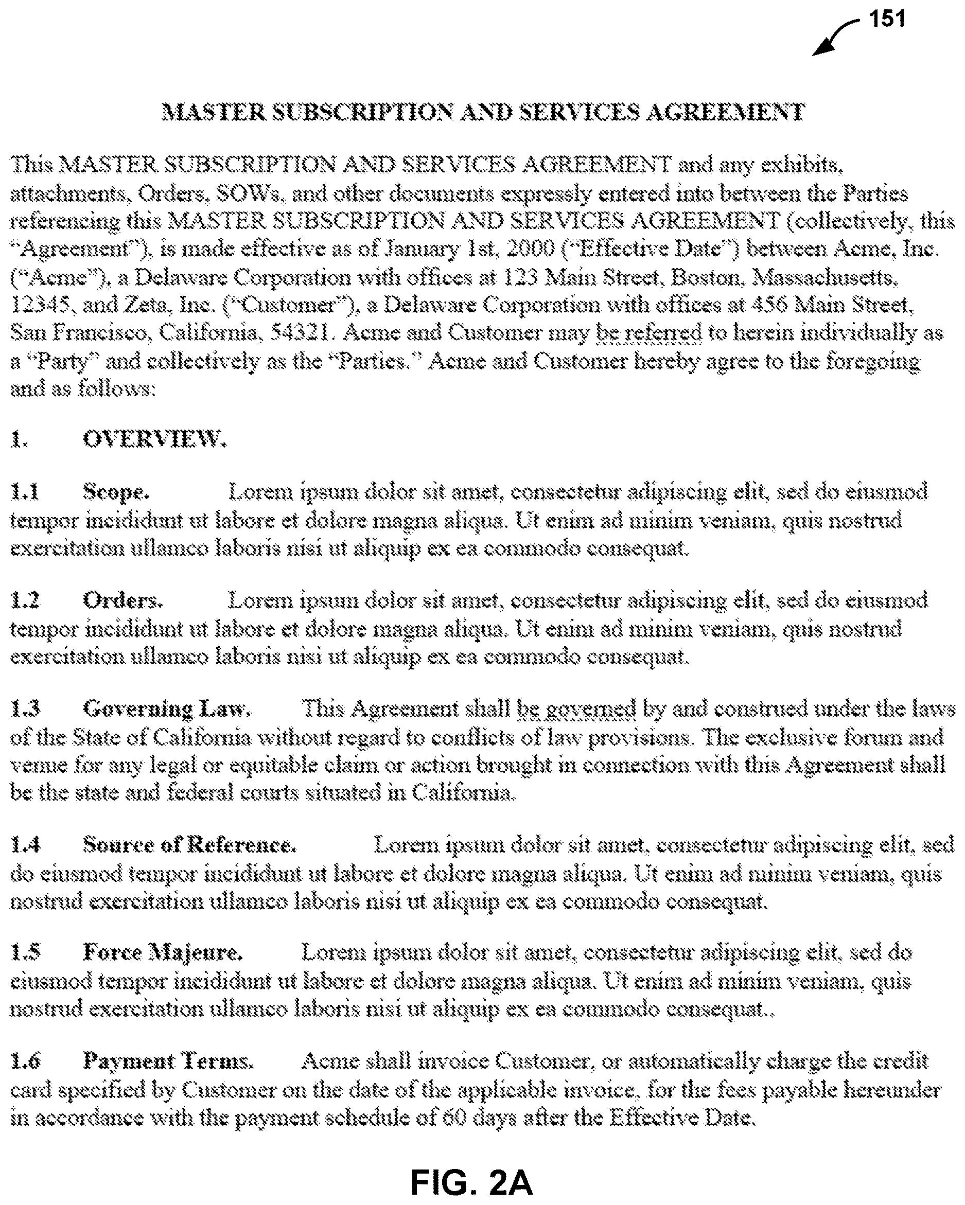 Patent US12619817 Figure 2 – Document template generation
