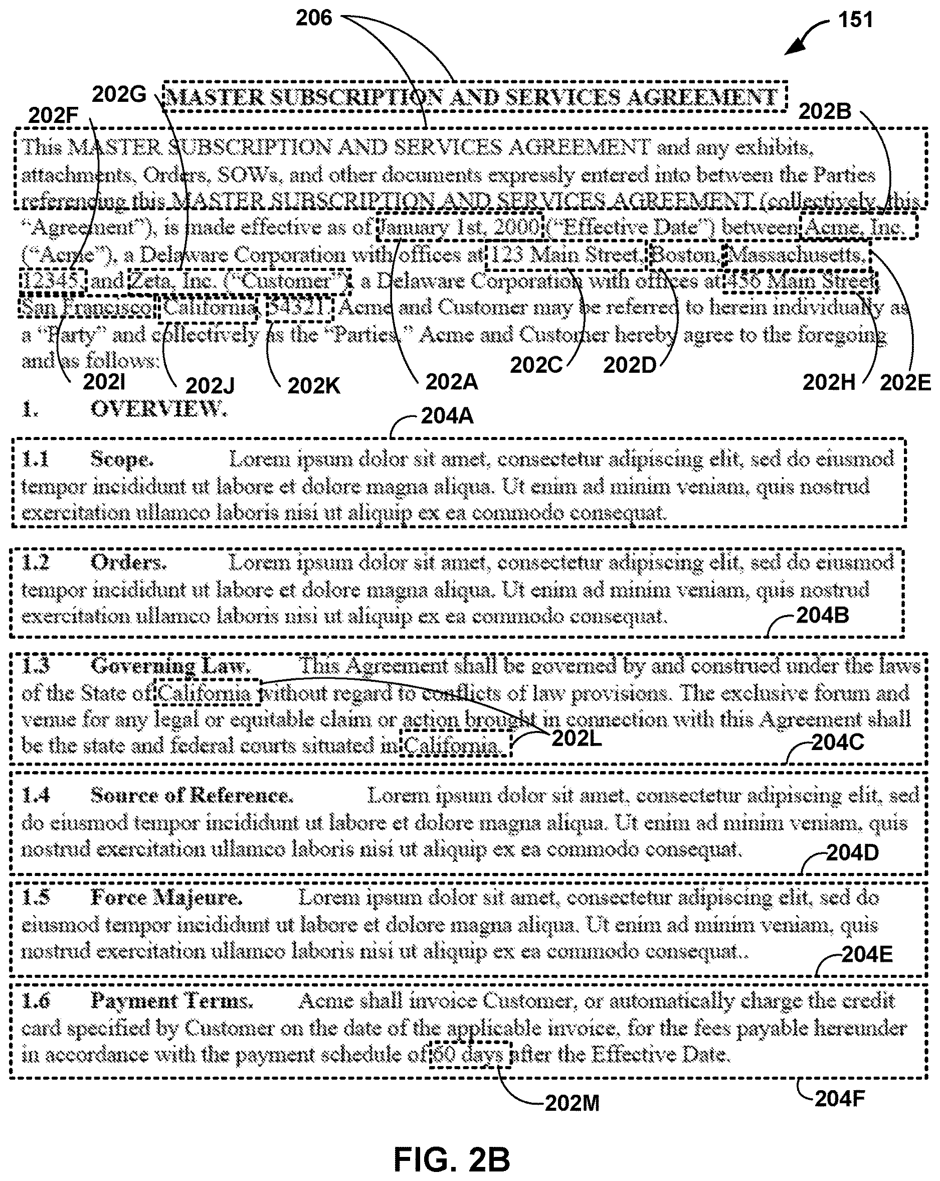 Patent US12619817 Figure 3 – Document template generation