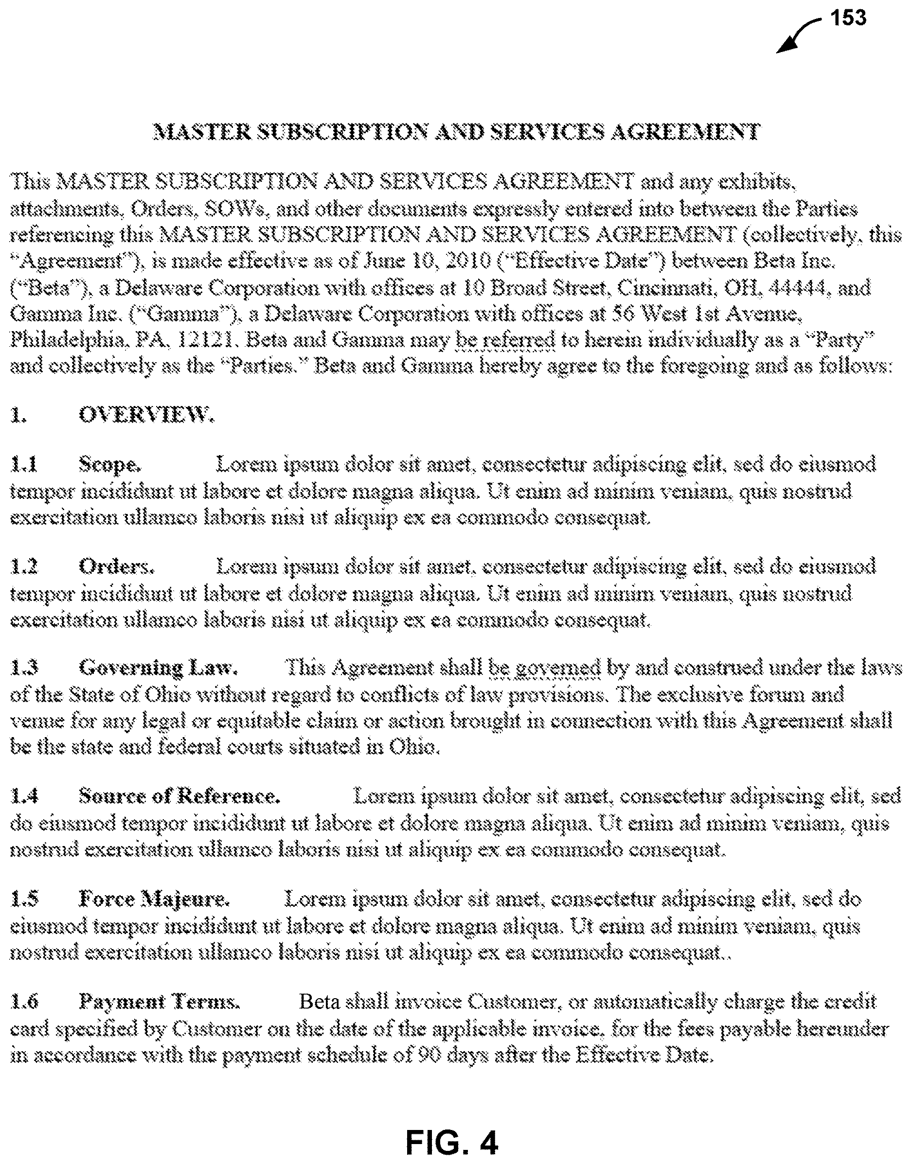 Patent US12619817 Figure 6 – Document template generation