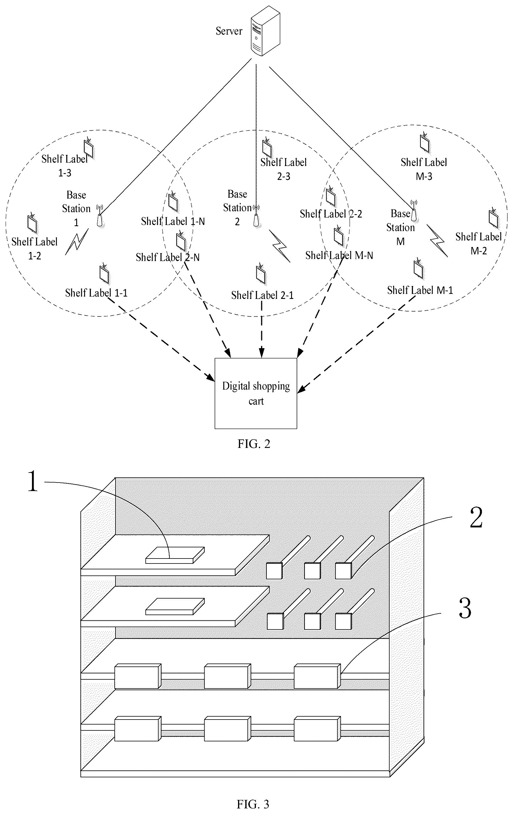 Patent US12619839 Figure 2 – Locating method and locating system for smart shopping cart, computer device and storage medium