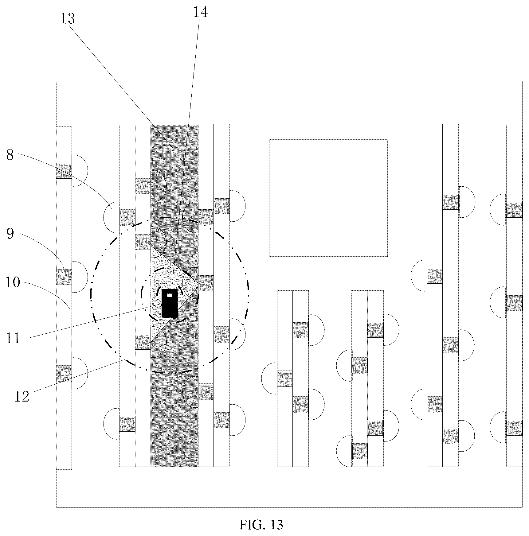 Patent US12619839 Figure 8 – Locating method and locating system for smart shopping cart, computer device and storage medium