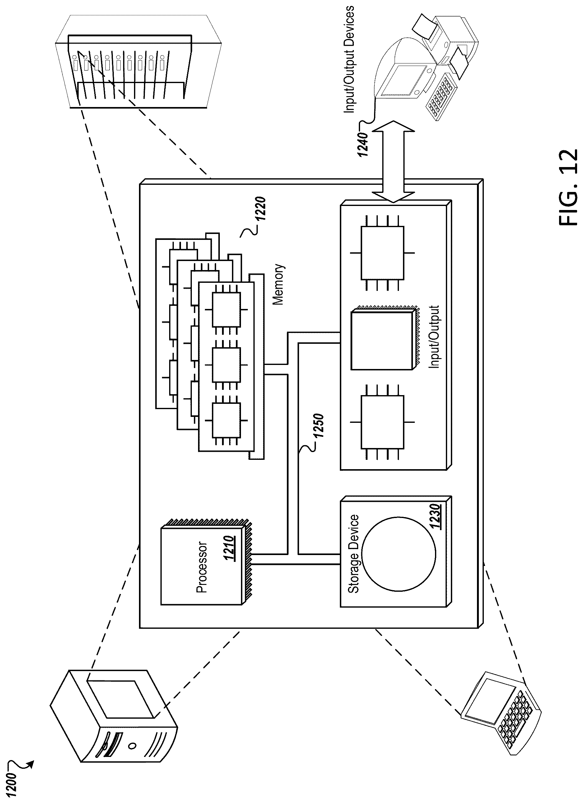 Patent US12619843 Figure 12 – RFID-based positioning system for indoor environments