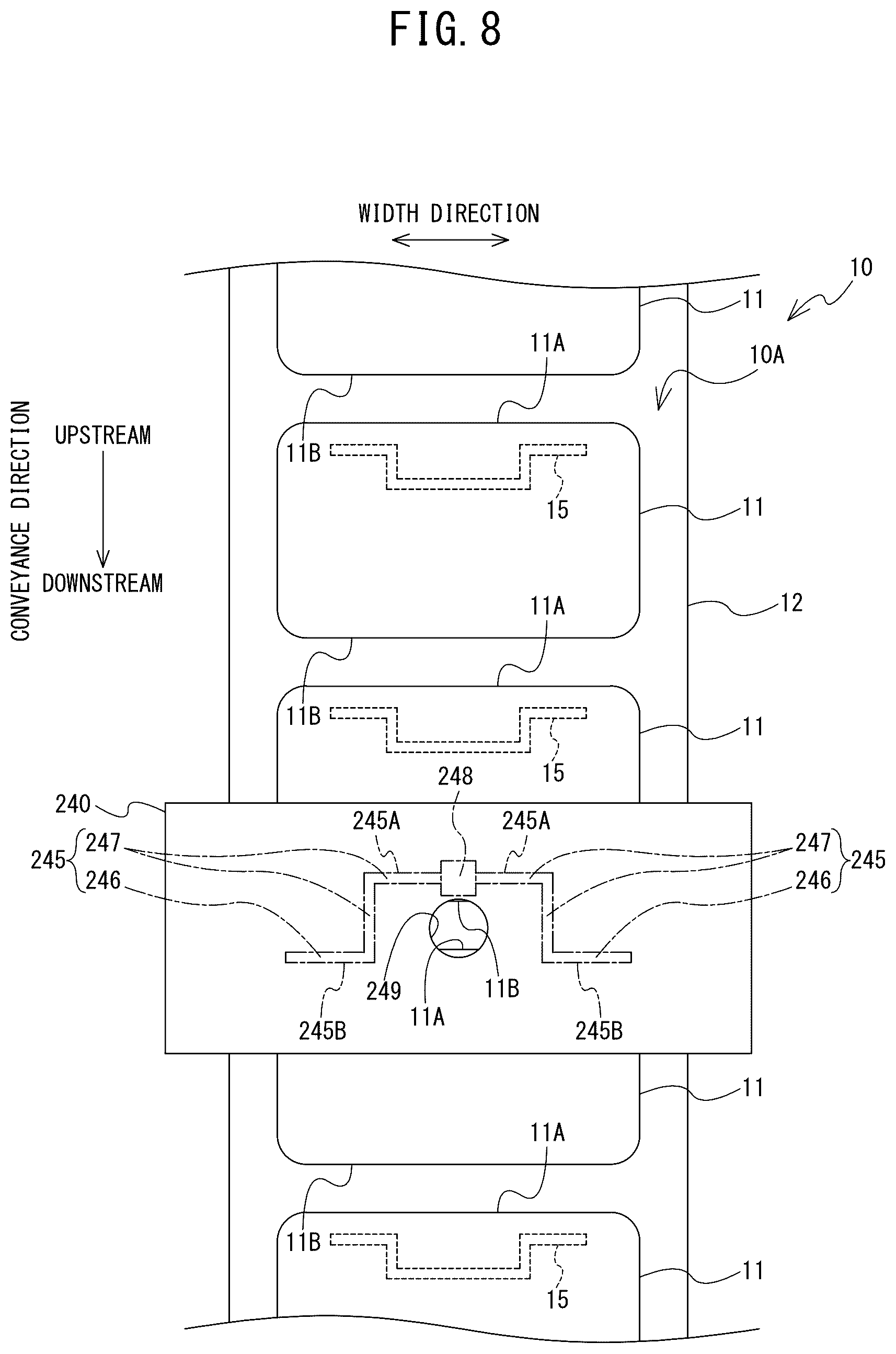 Patent US12619845 Figure 8 – Wireless communication device