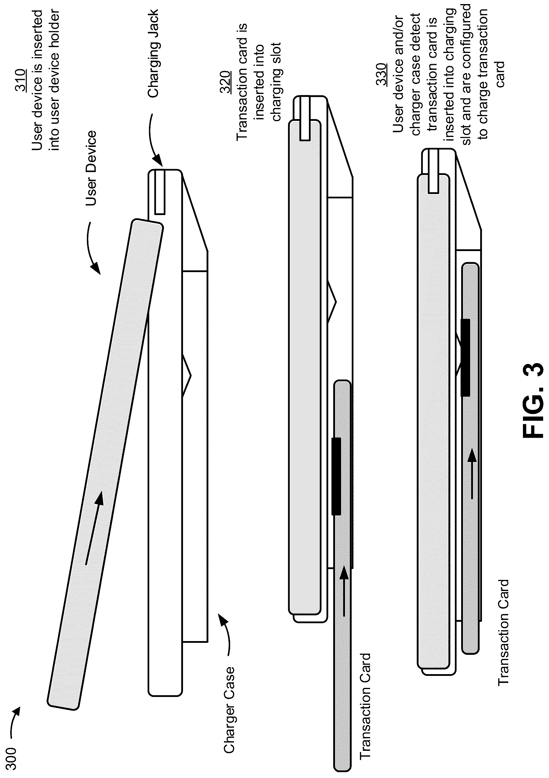 Patent US12619849 Figure 3 – Battery charger for a transaction card
