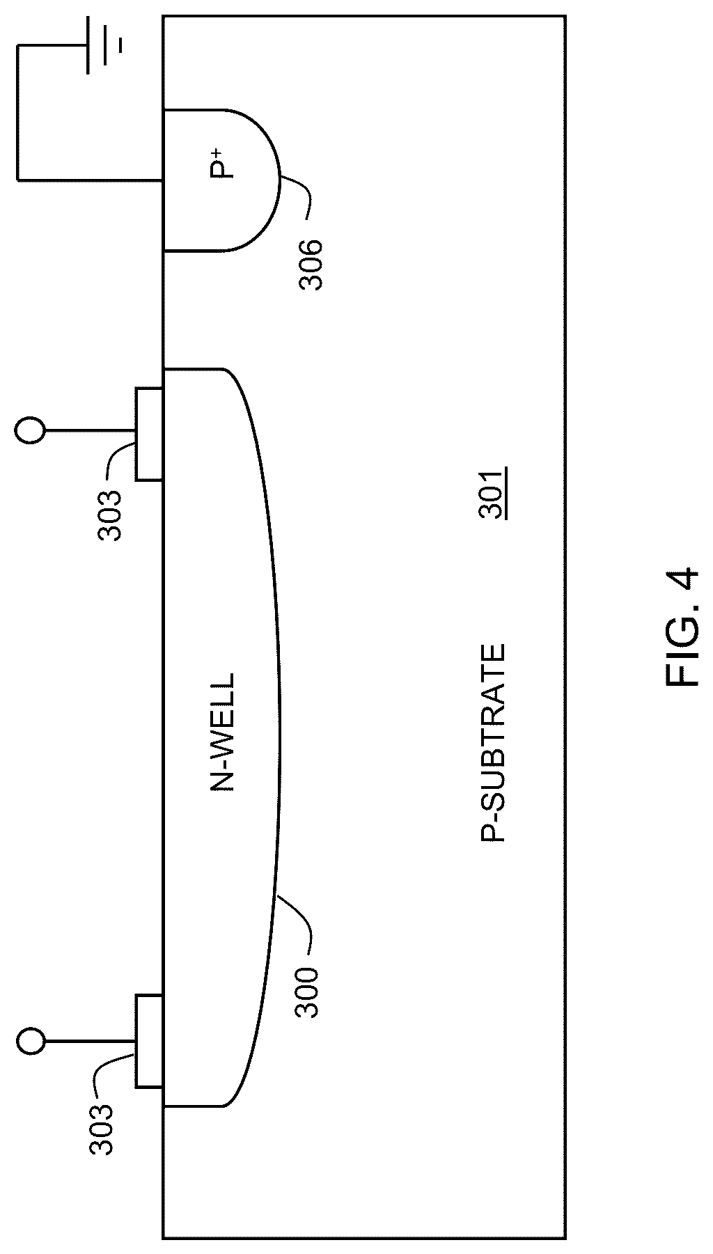Patent US12619850 Figure 4 – Compensation for light-induced current in an integrated circuit