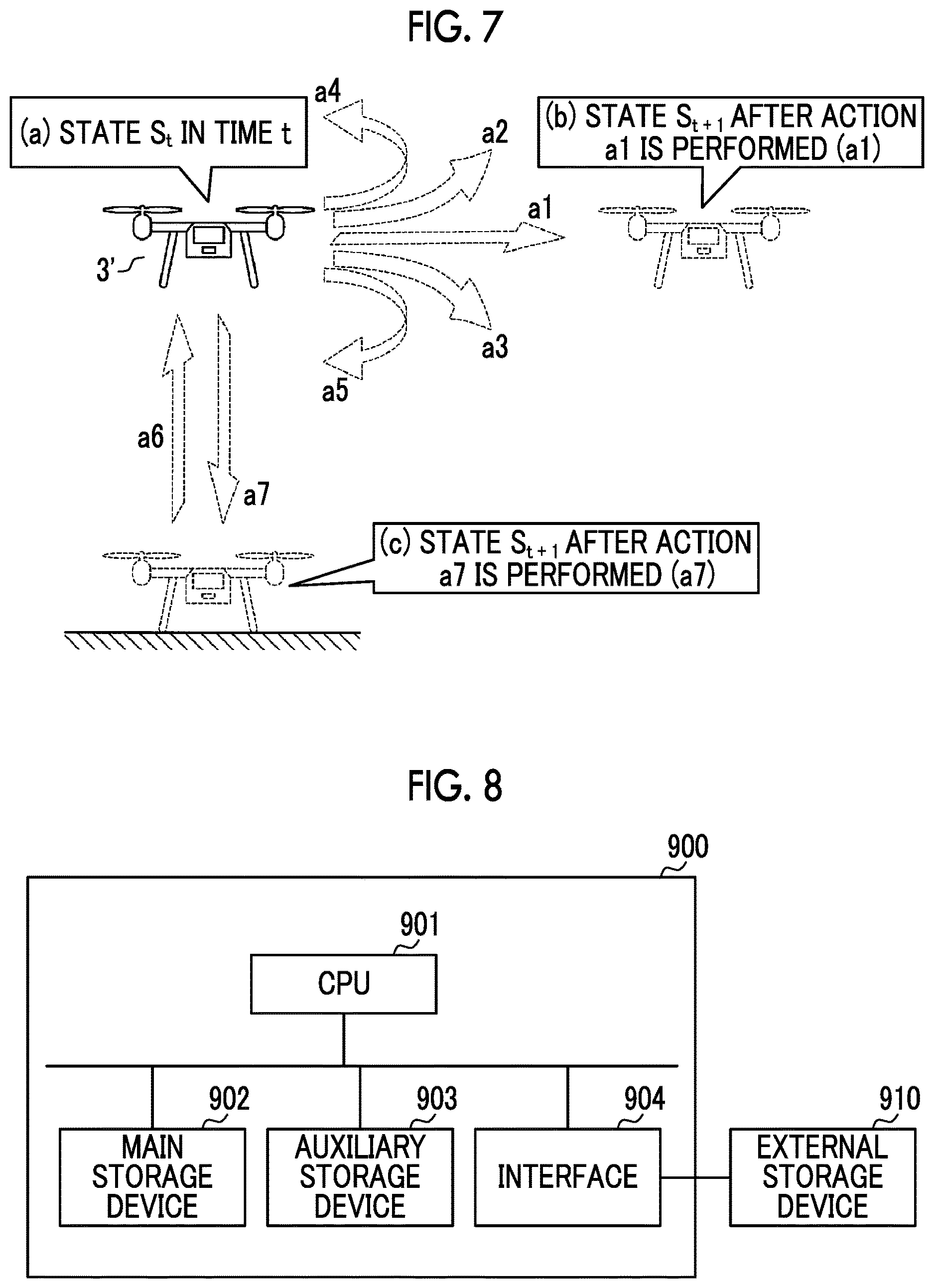 Patent US12619853 Figure 5 – Decision-making device, unmanned system, decision-making method, and program