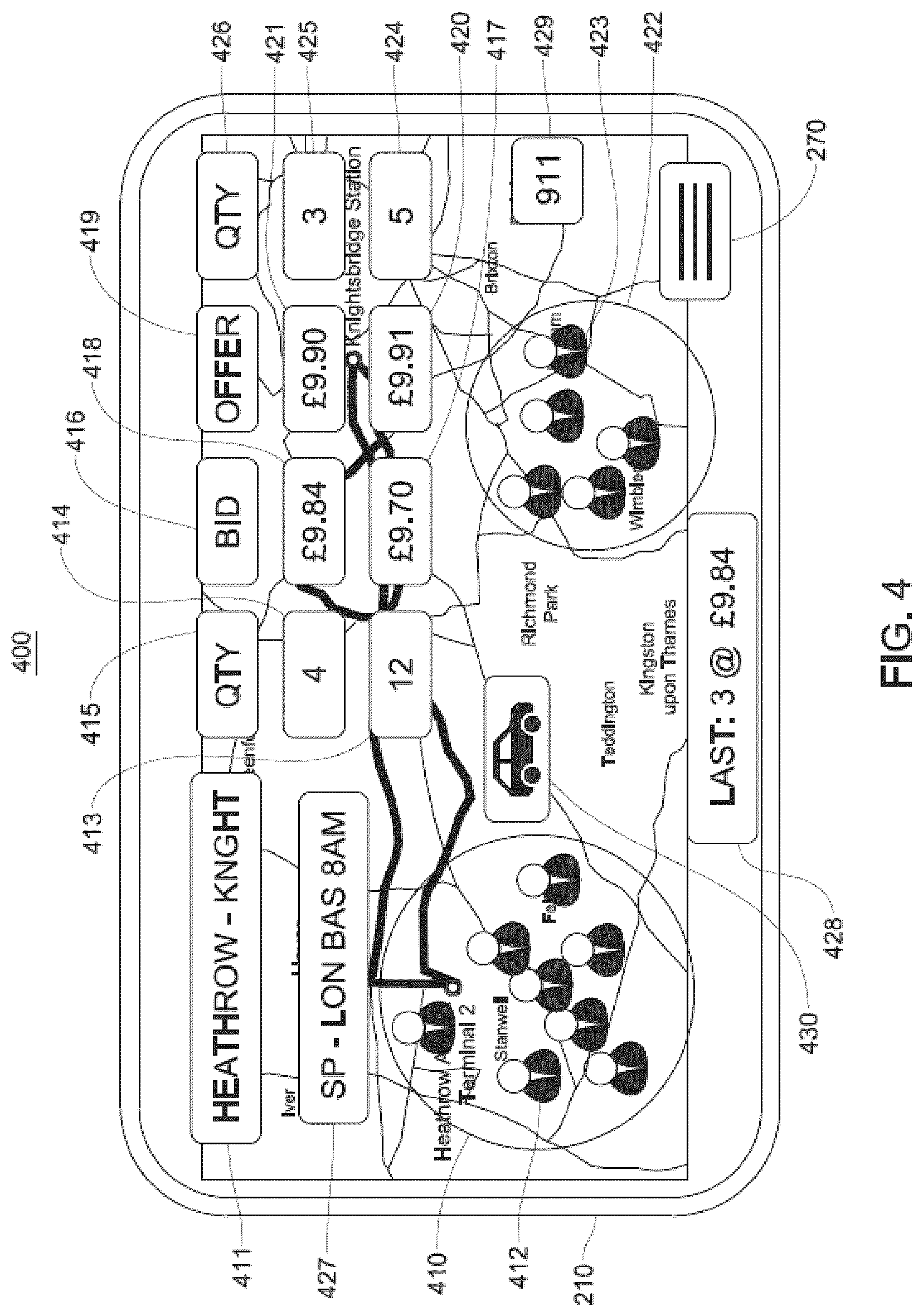 Patent US12619928 Figure 5 – System and method for trading emissions units