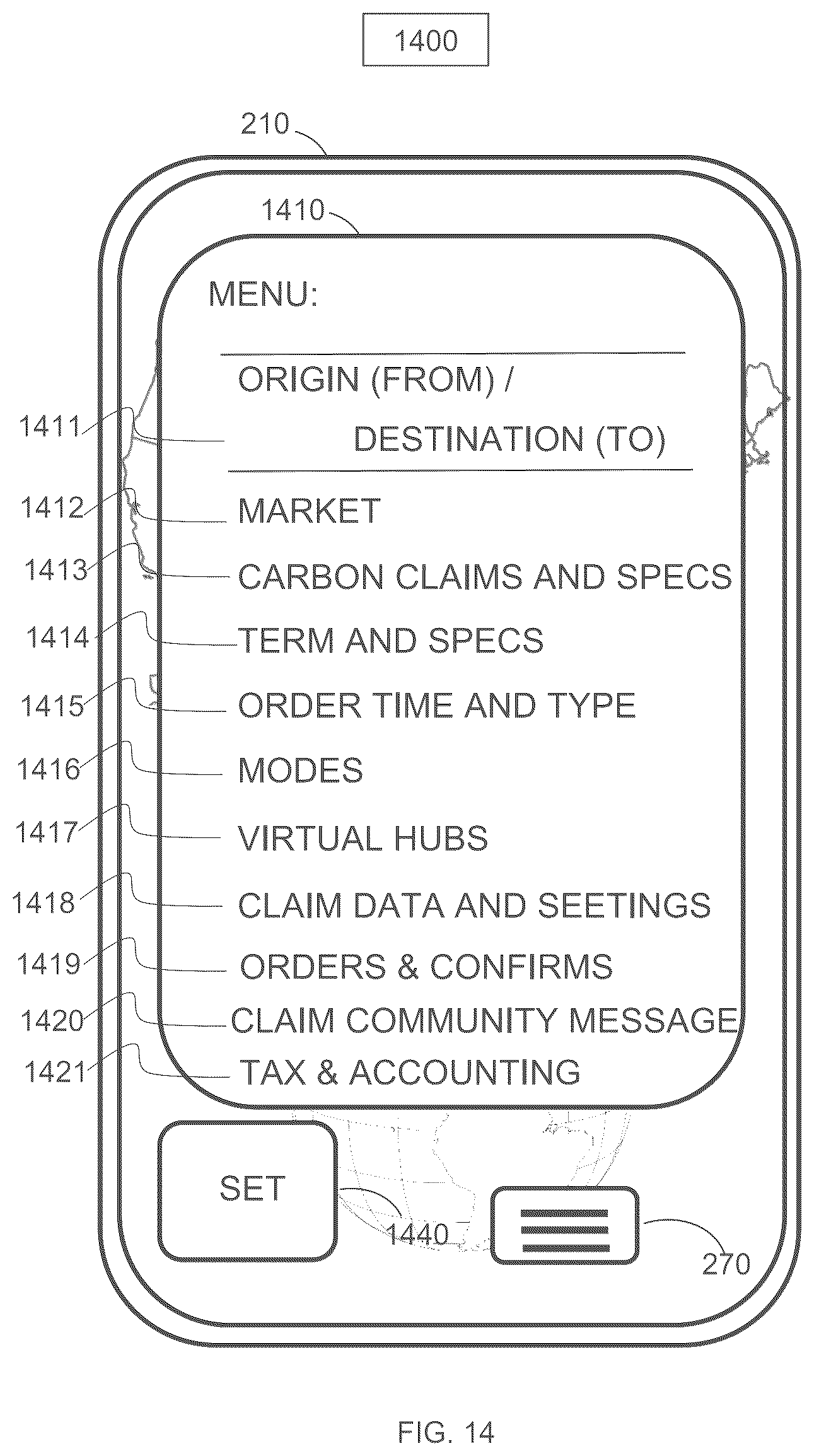 Patent US12619928 Figure 15 – System and method for trading emissions units