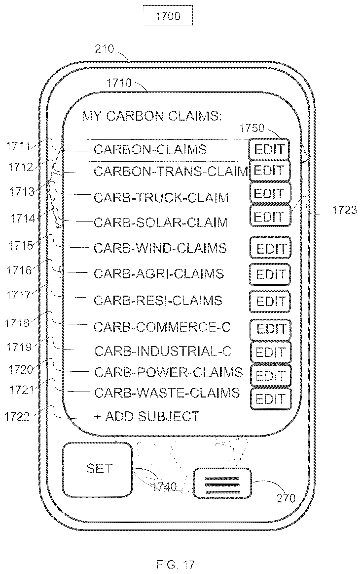 Patent US12619928 Figure 18 – System and method for trading emissions units