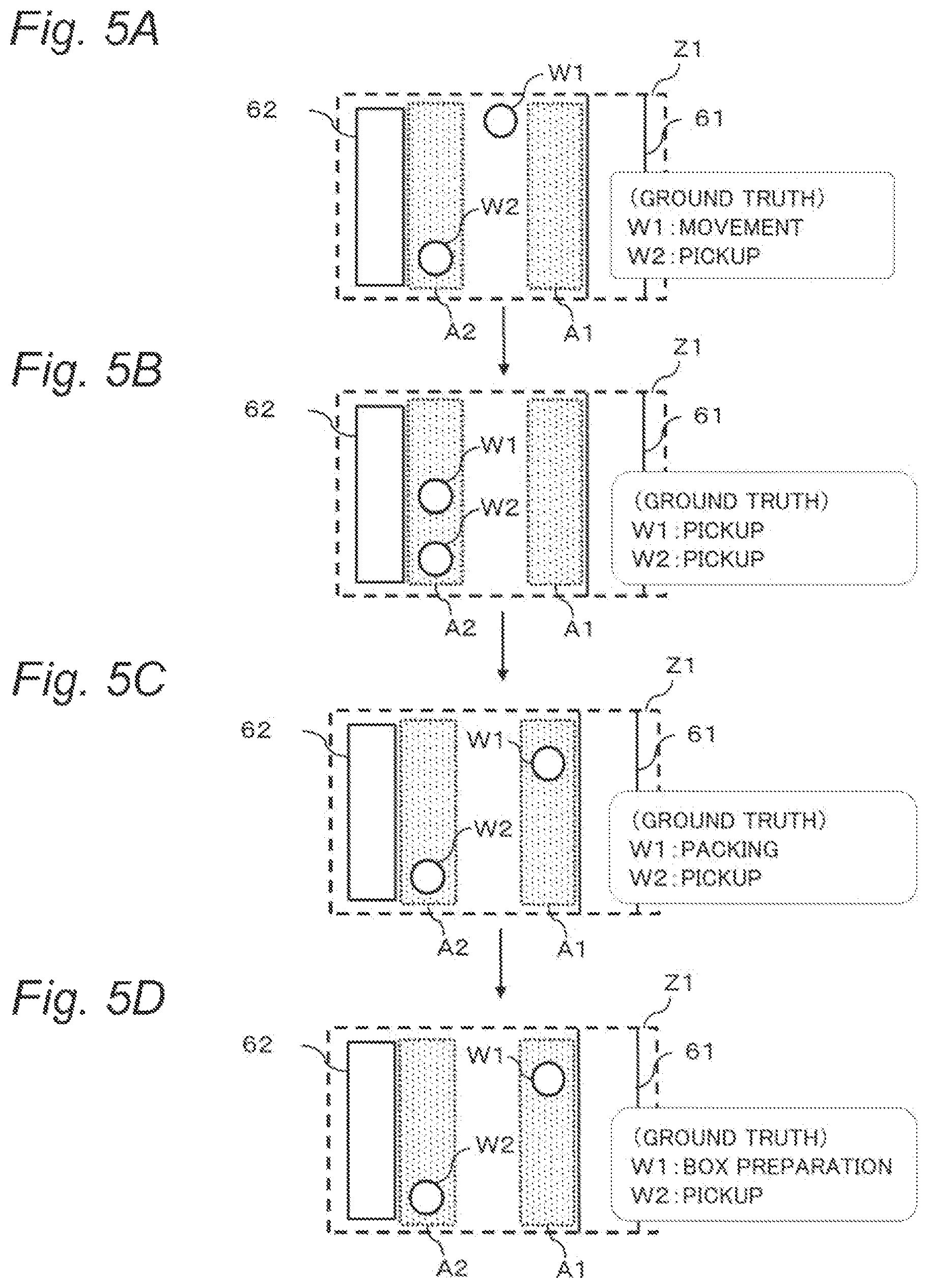 Patent US12619940 Figure 5 – Work analysis device