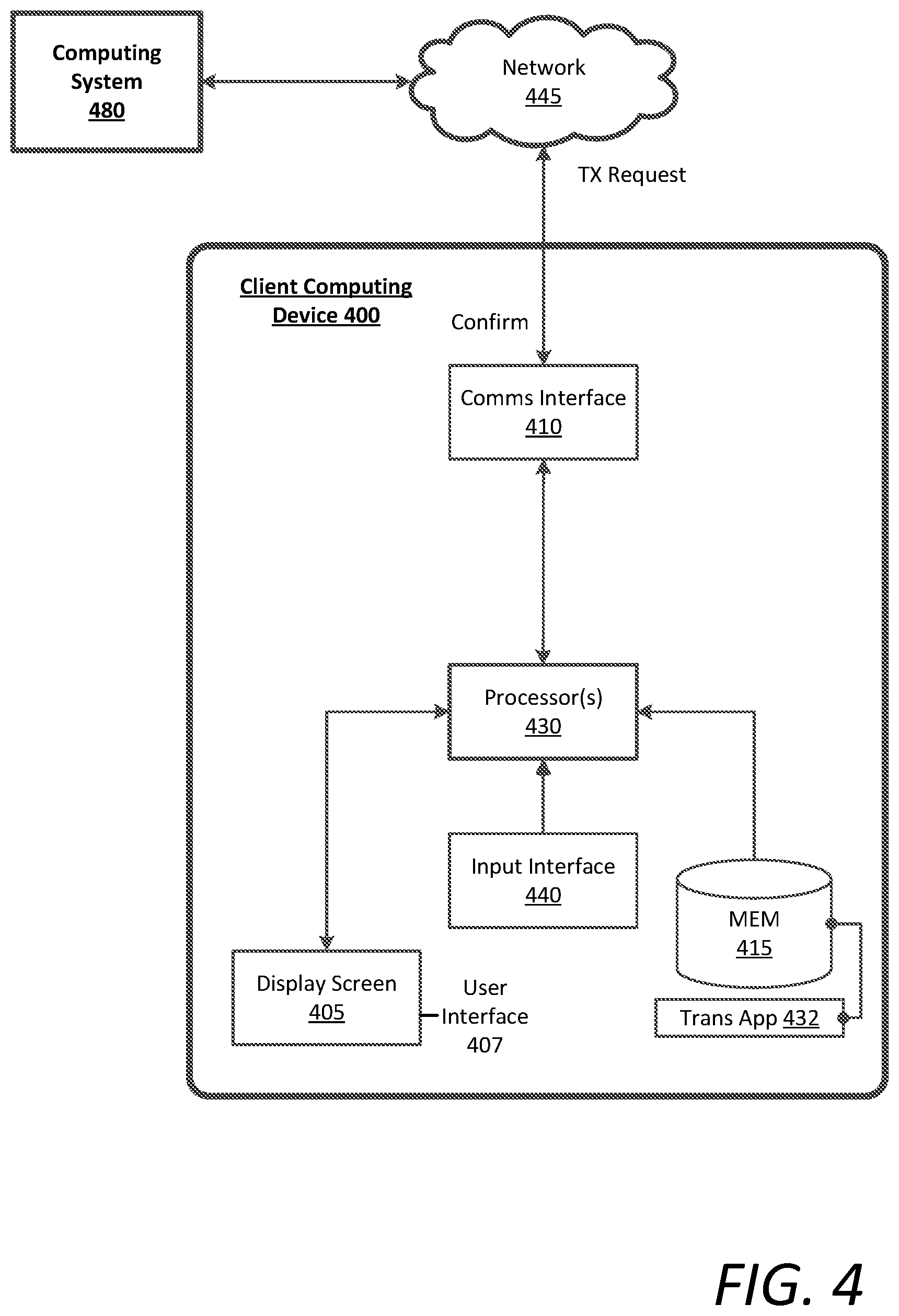 Patent US12619960 Figure 4 – Optimizing ledger usage and liquidation operations thereon