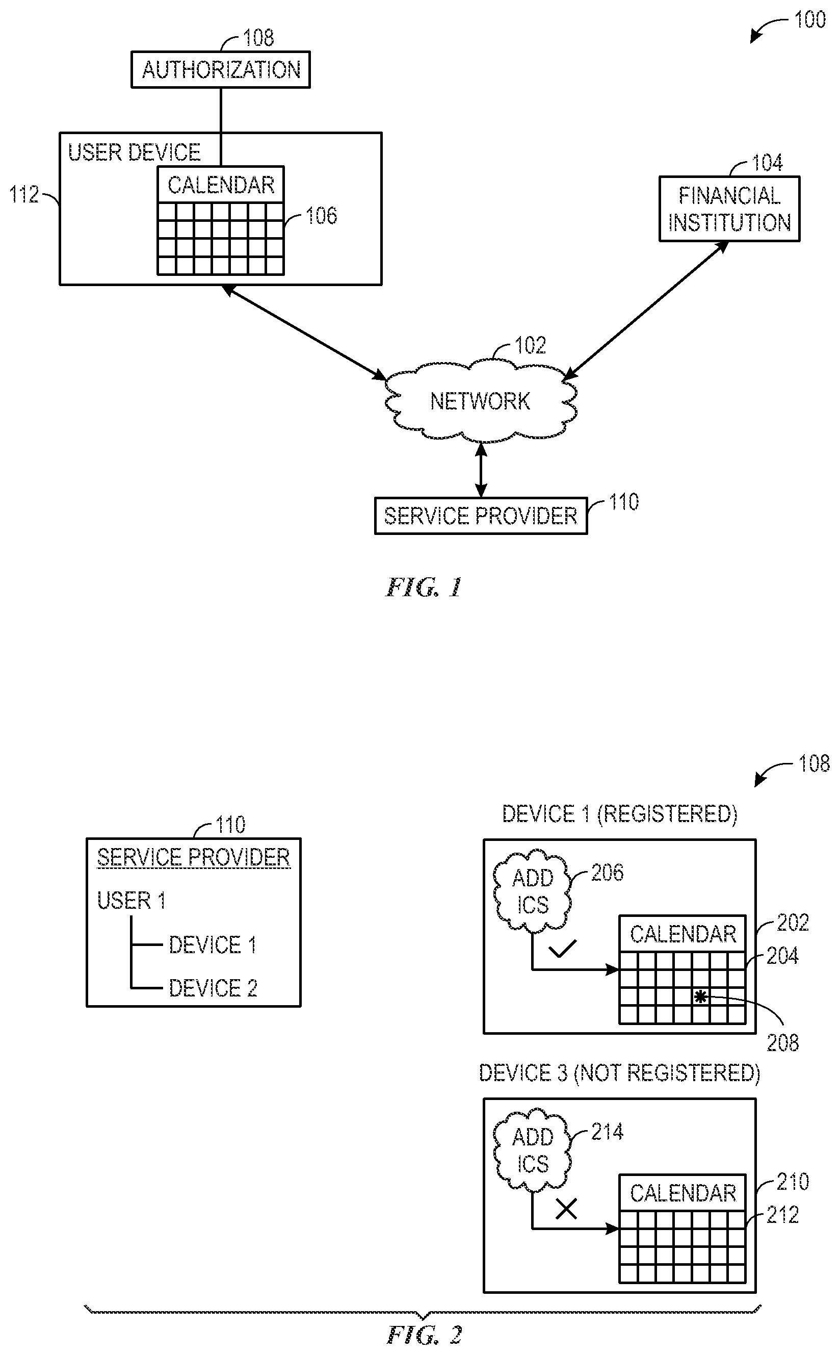 Patent US12619964 Figure 1 – System and method for digital integration of financial features