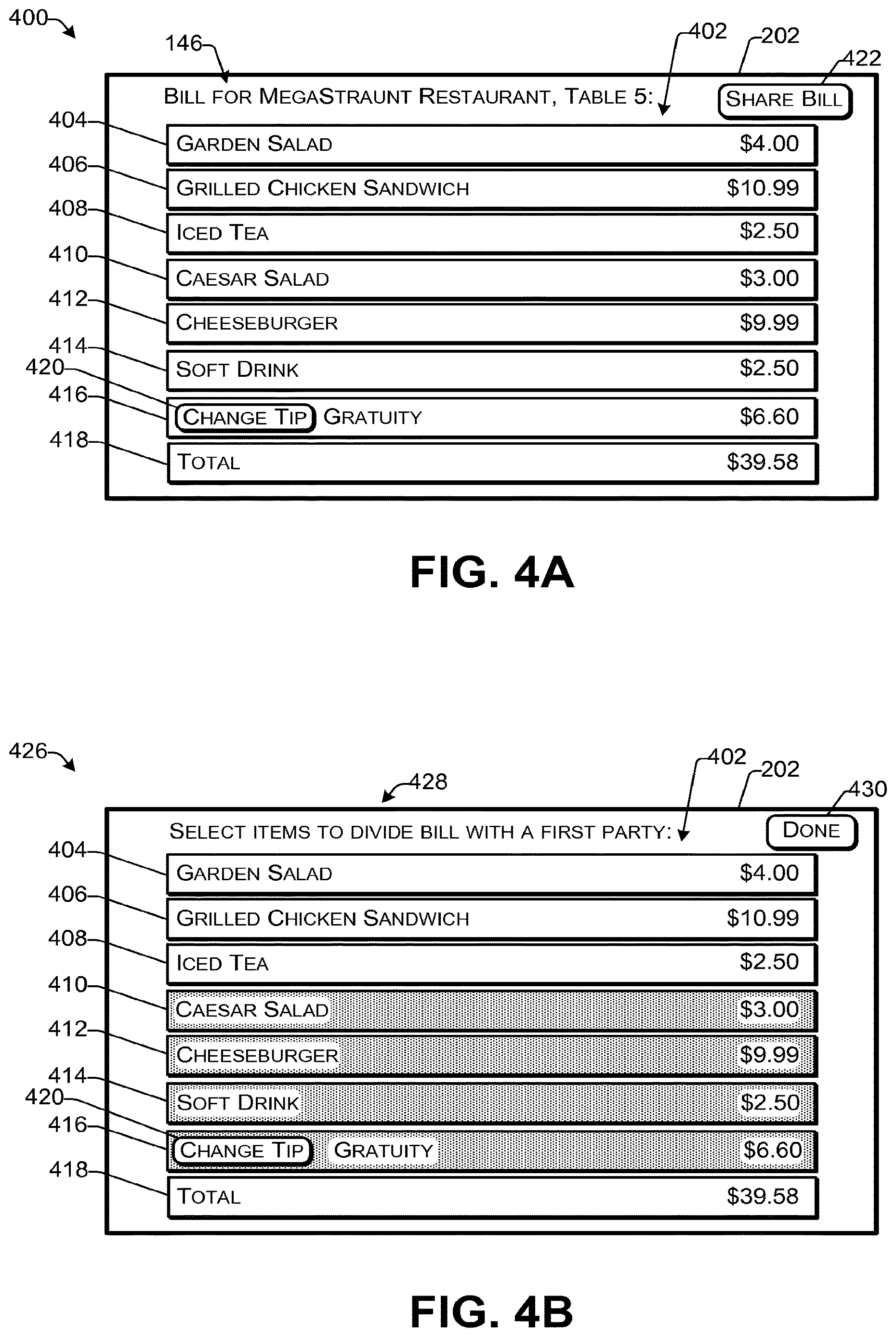 Patent US12619968 Figure 4 – Location-based transaction completion