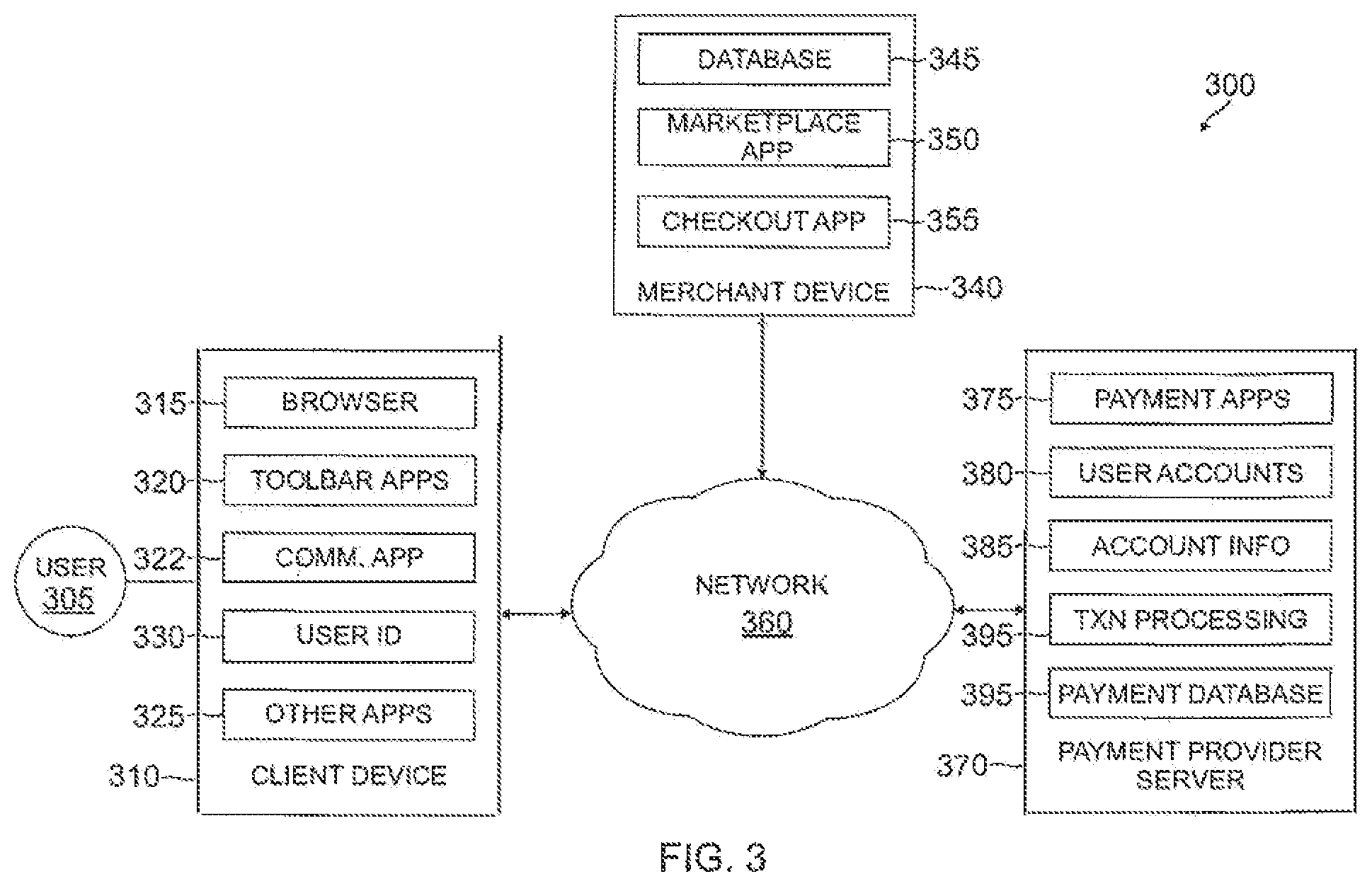 Patent US12619971 Figure 3 – Cloud-based application security