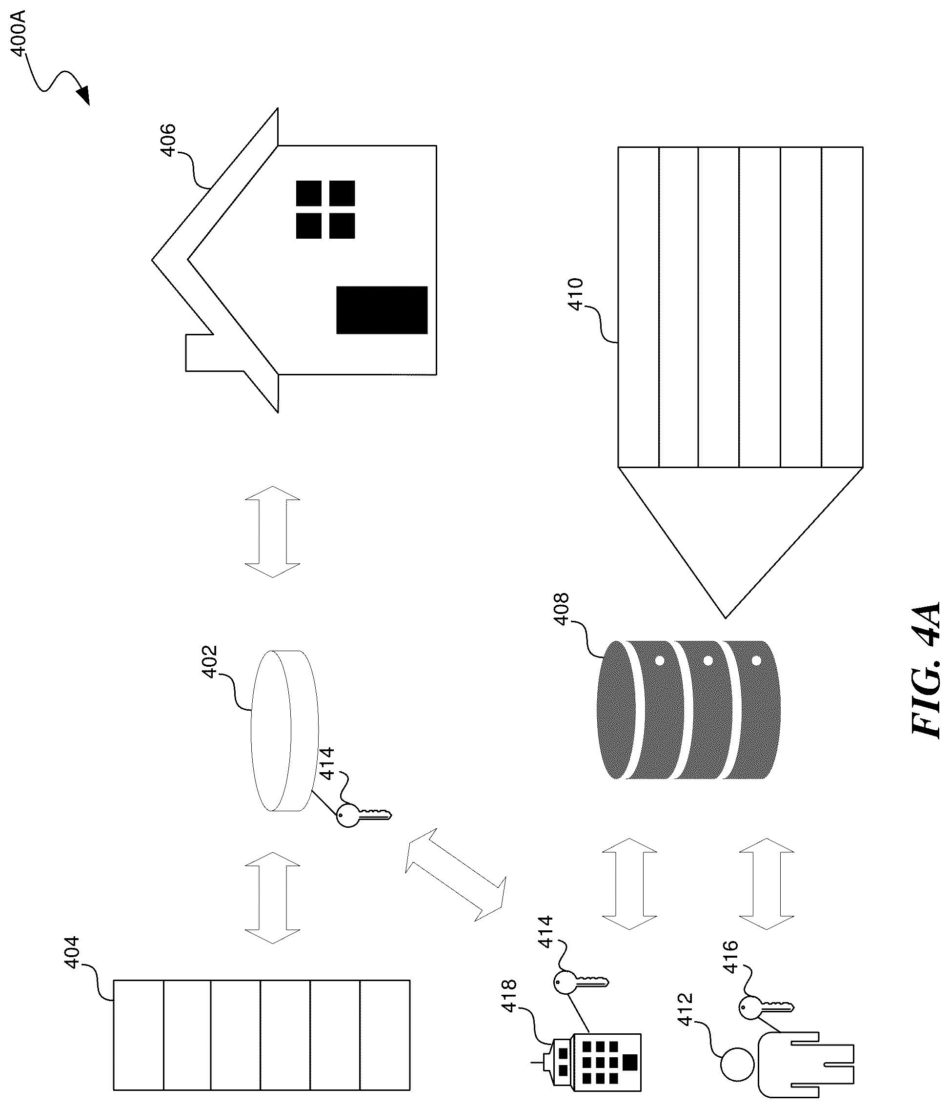Patent US12619976 Figure 4 – Private vault managed using a non-fungible token