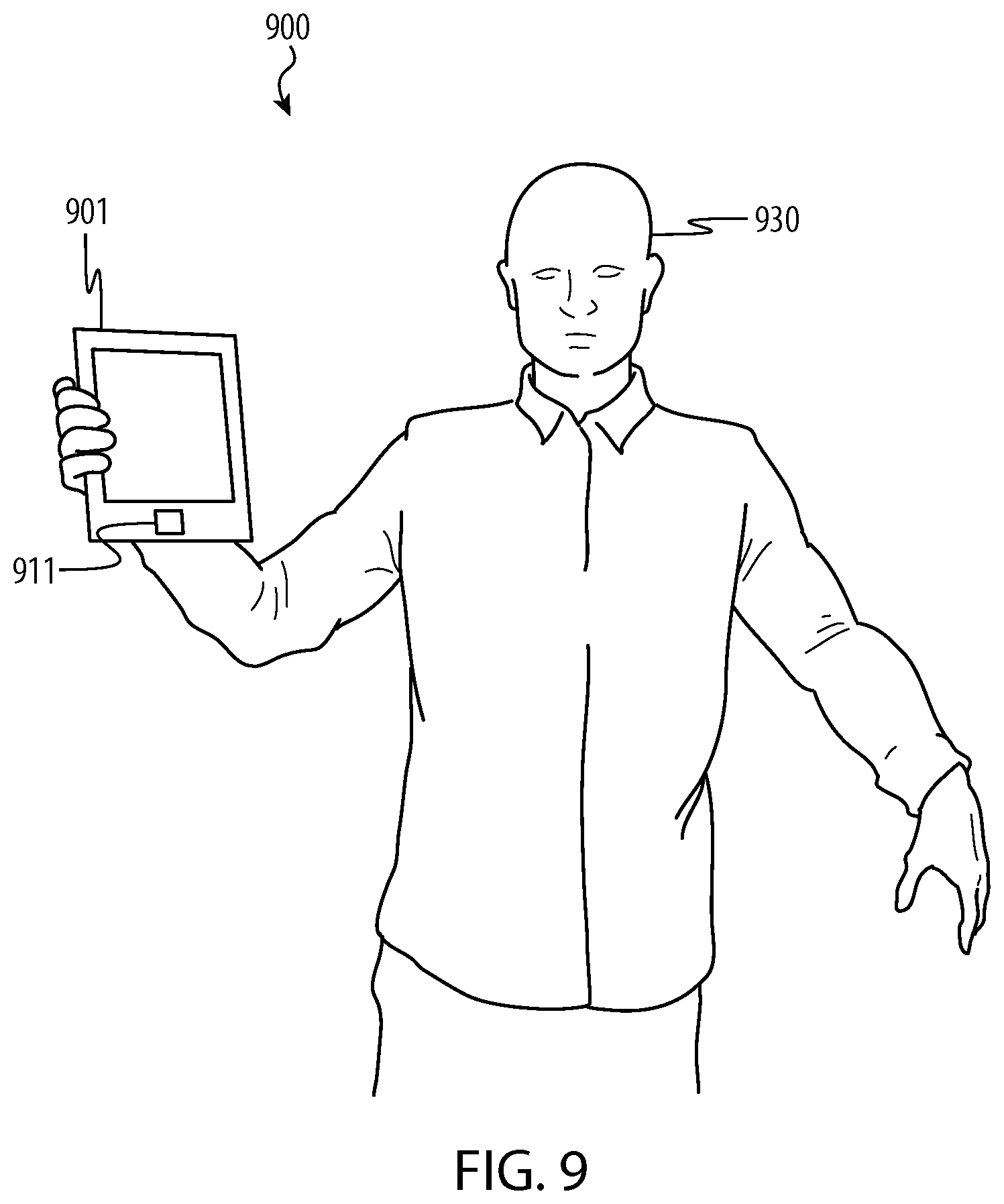 Patent US12619979 Figure 9 – Identity information controlled financial account device