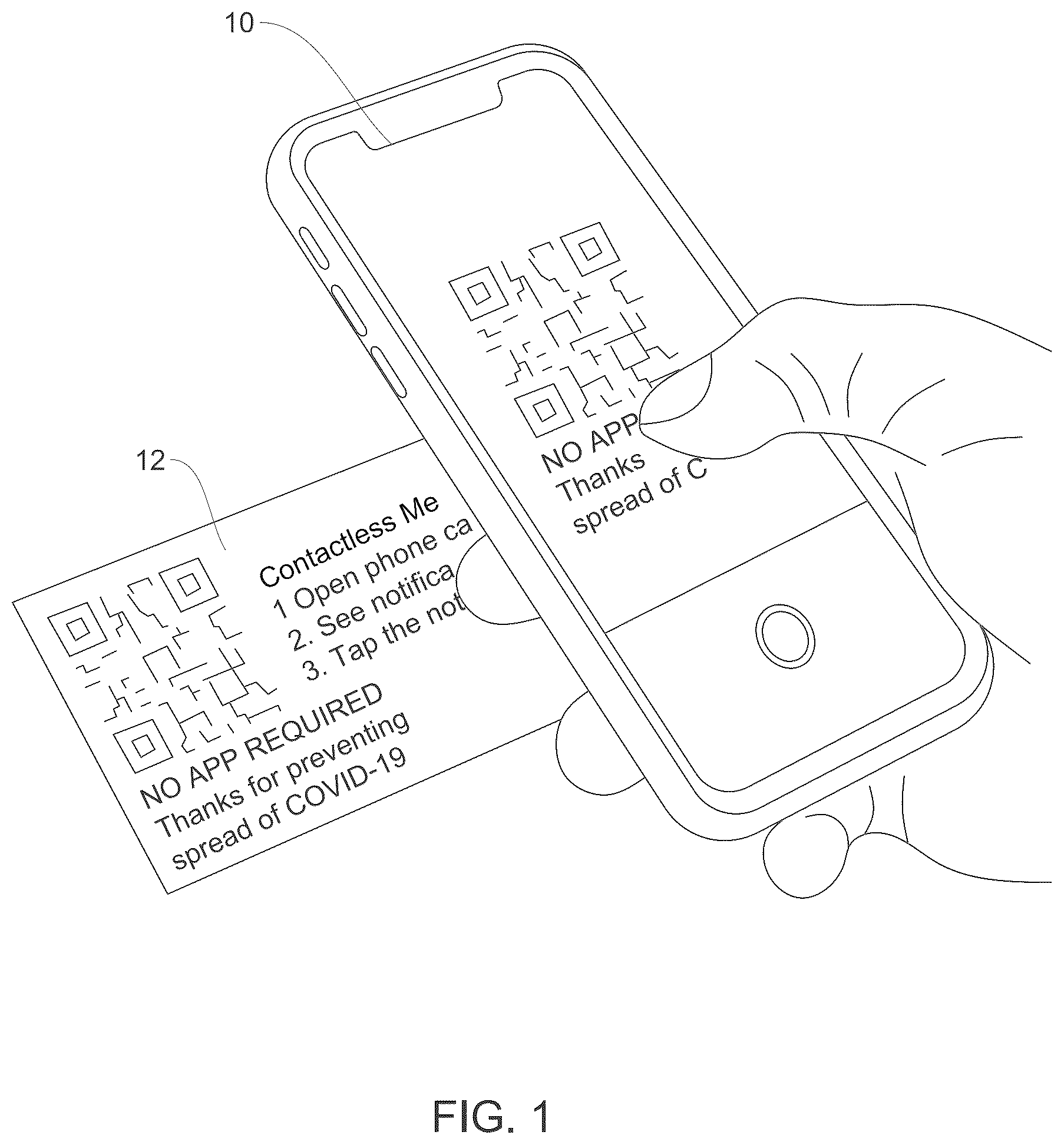Patent US12619990 Figure 1 – System and method for conducting secure financial transactions