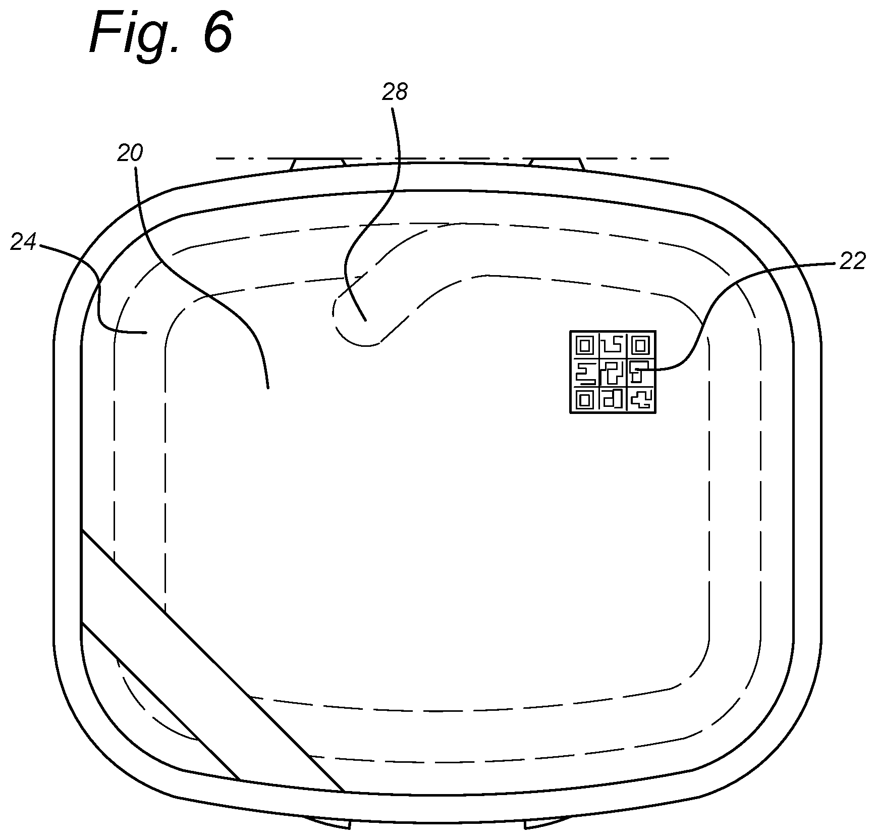 Patent US12619996 Figure 6 – Anti-counterfeit container