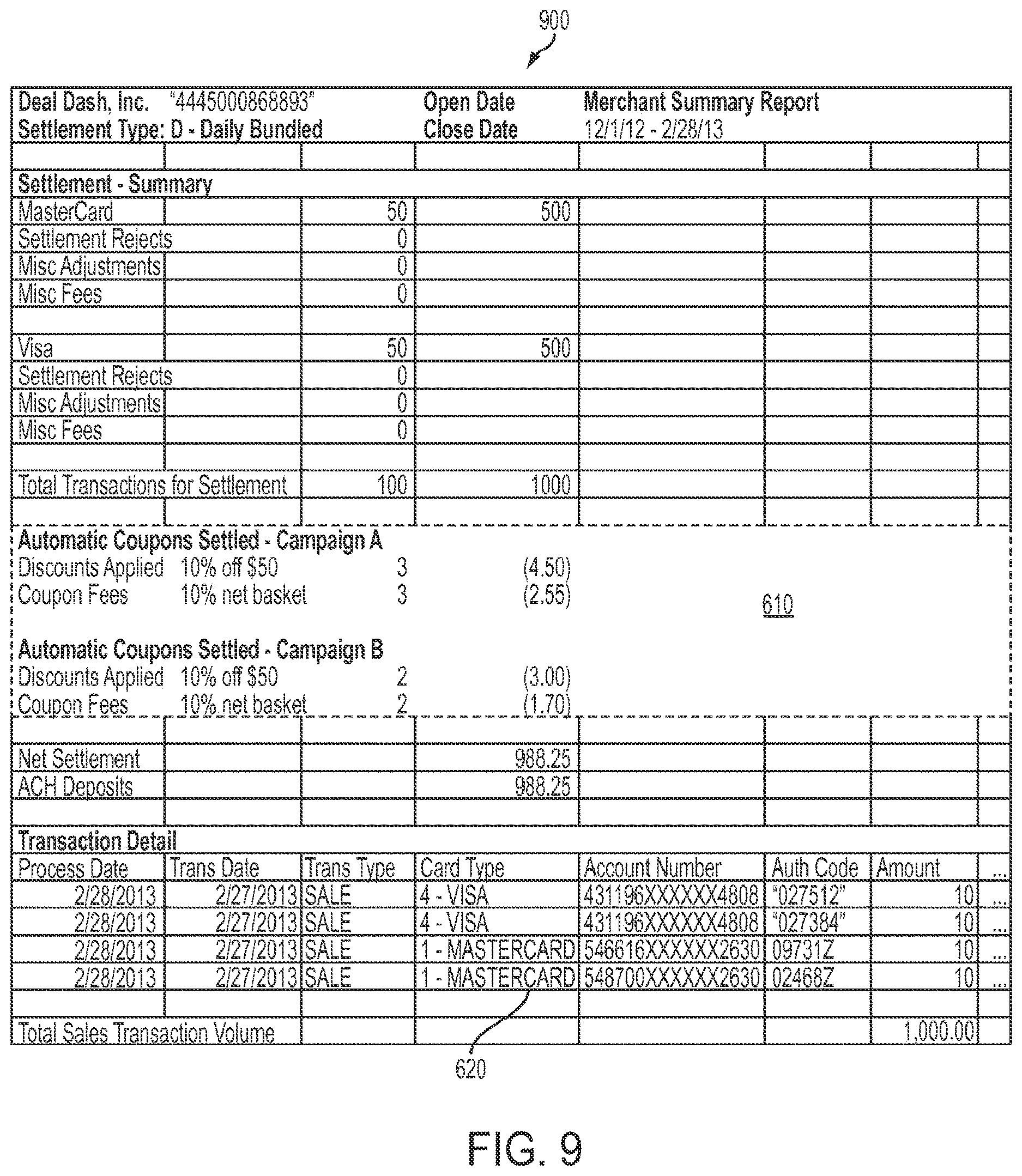 Patent US12620005 Figure 9 – Secure electronic transaction authorization on tokenized identifiers and location data