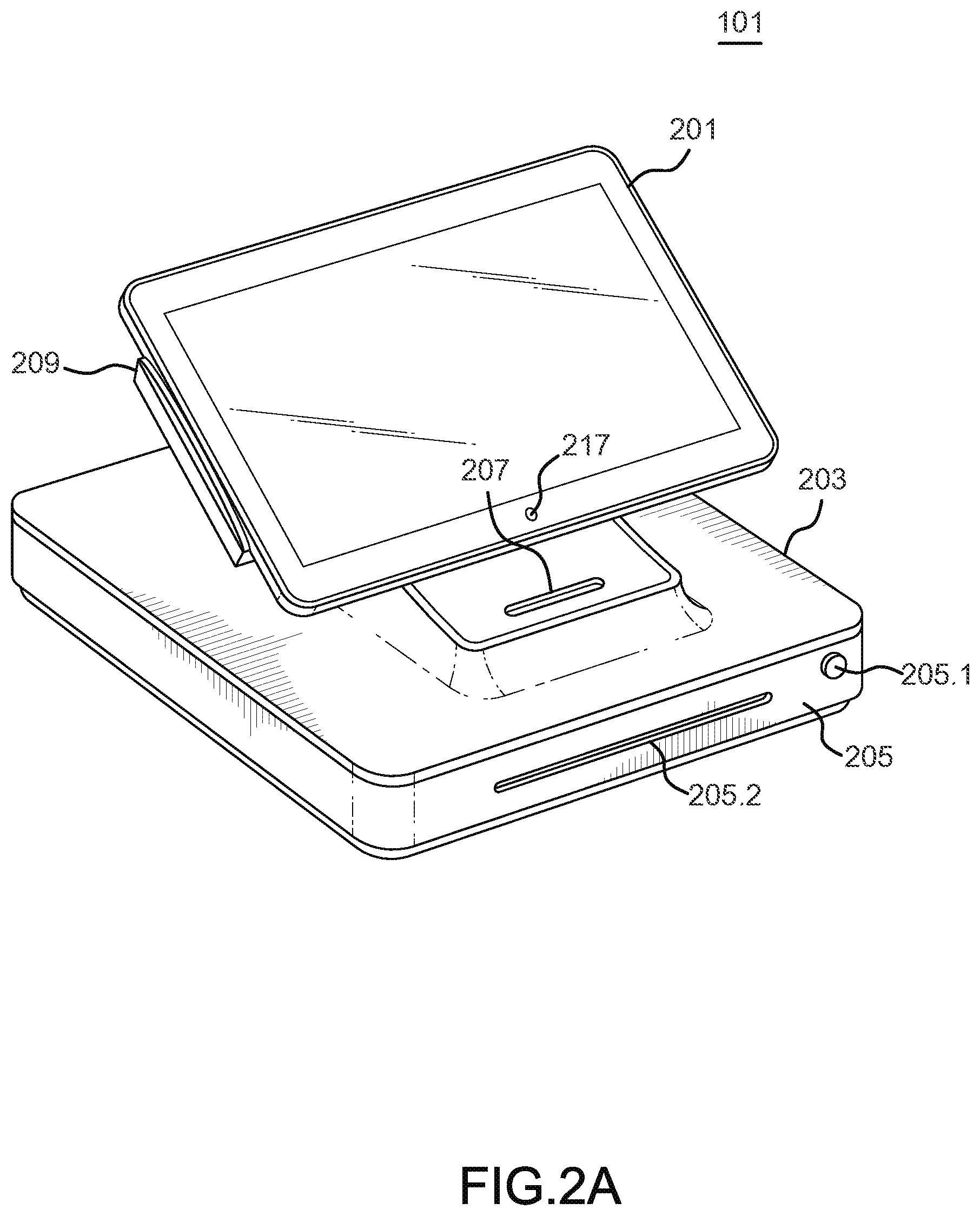 Patent US12620006 Figure 2 – Multi-mode point-of-sale device