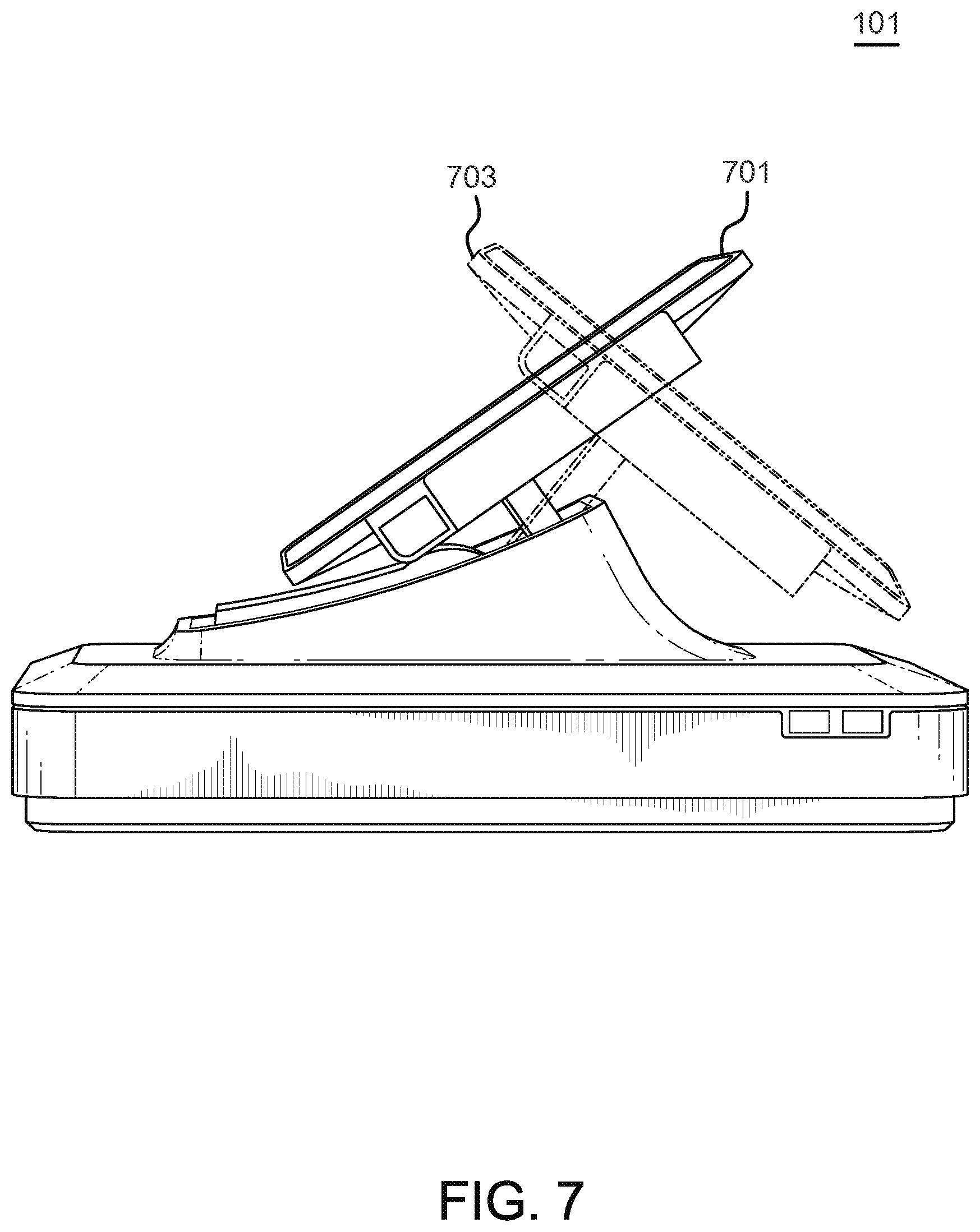 Patent US12620006 Figure 7 – Multi-mode point-of-sale device