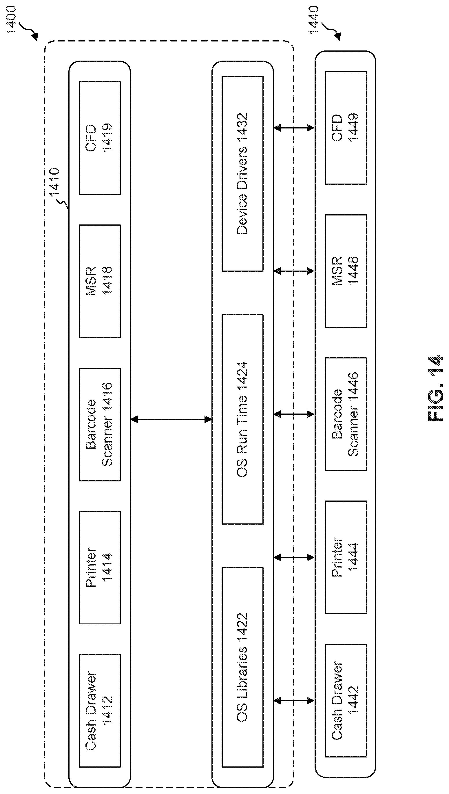 Patent US12620006 Figure 14 – Multi-mode point-of-sale device