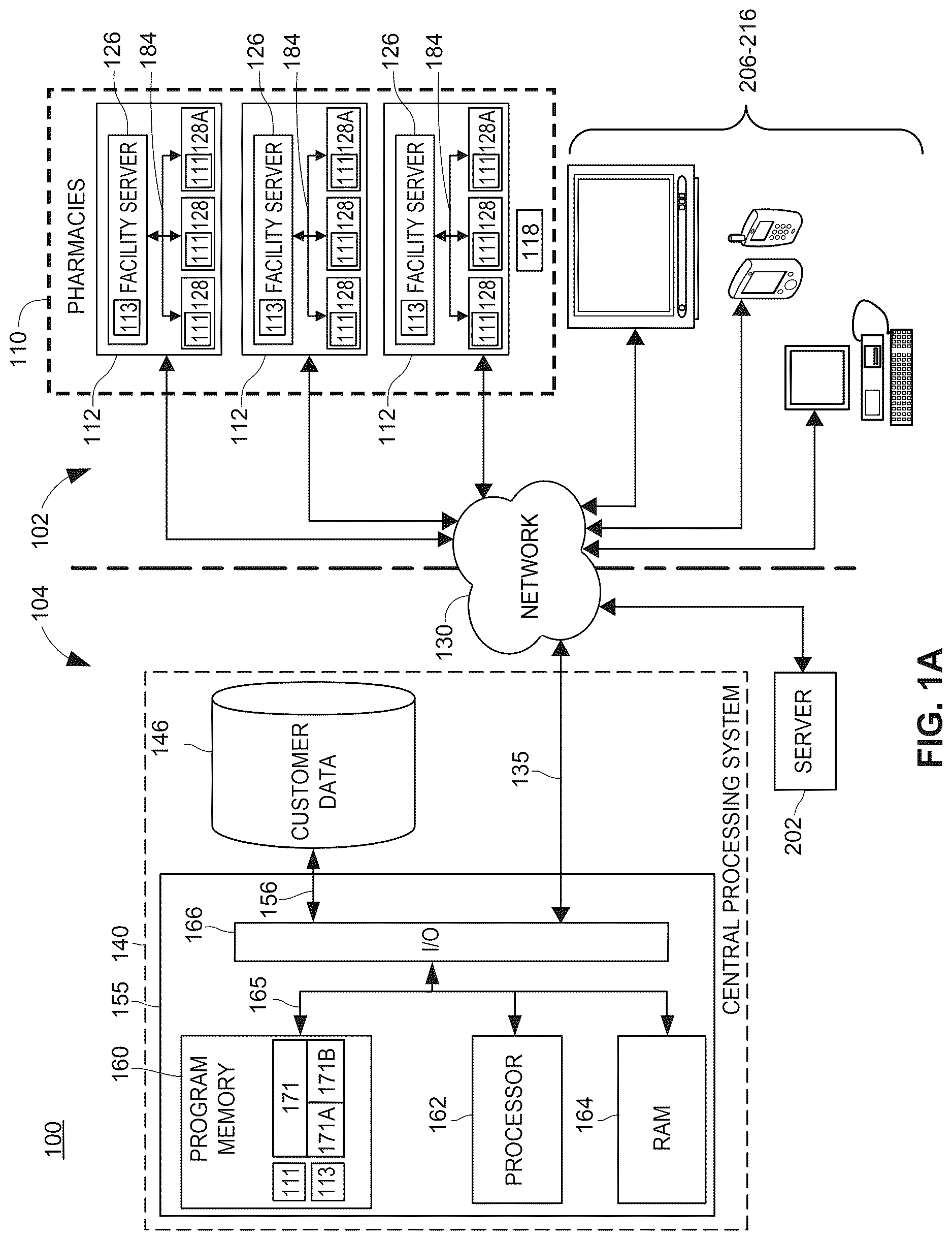 Patent US12620011 Figure 1 – Systems and methods for improving a shopping experience within a retail store