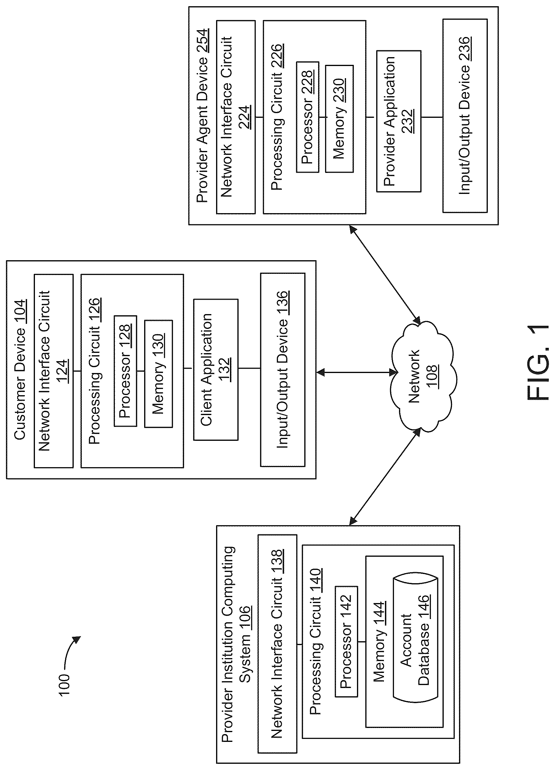Patent US12620022 Figure 1 – Digital banker application system