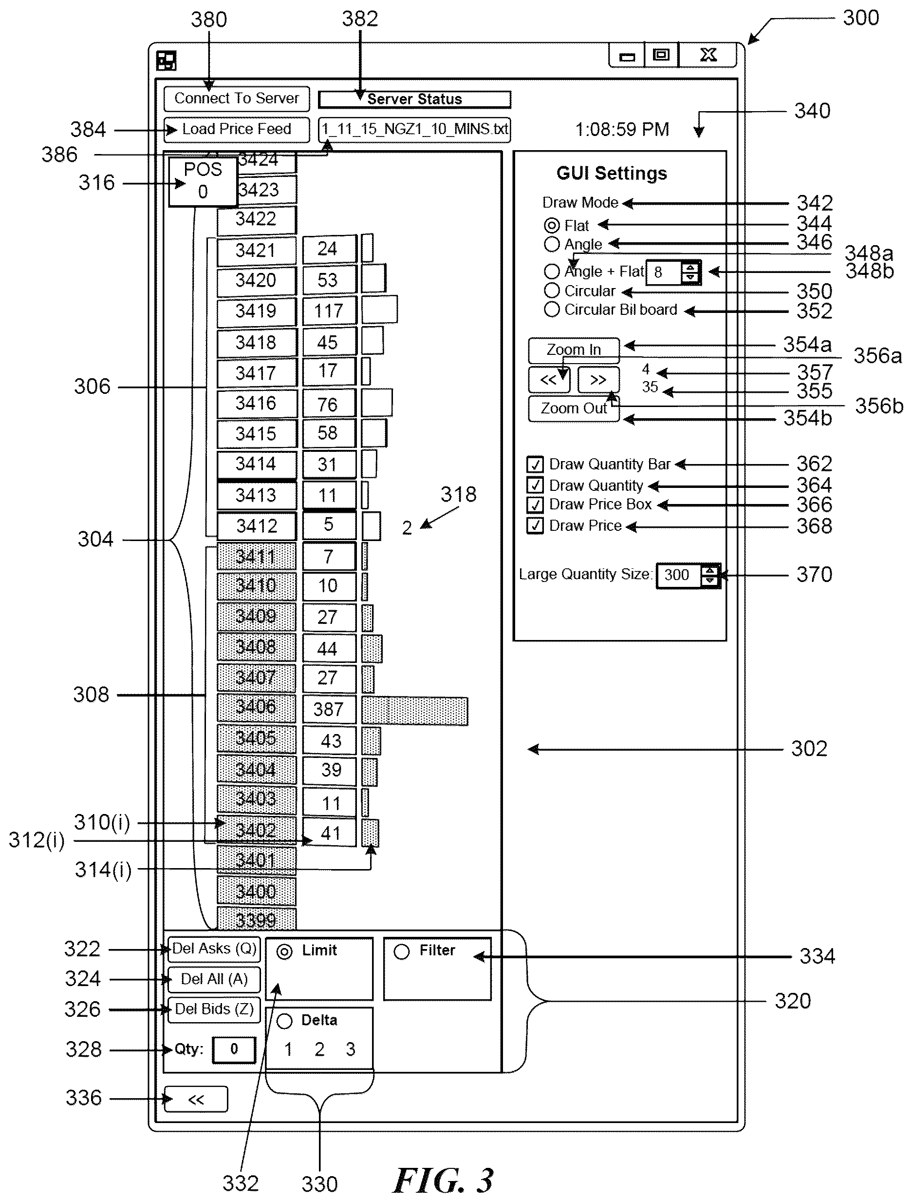 Patent US12620030 Figure 3 – Methods and systems for automatically executing orders using gesture-based triggers