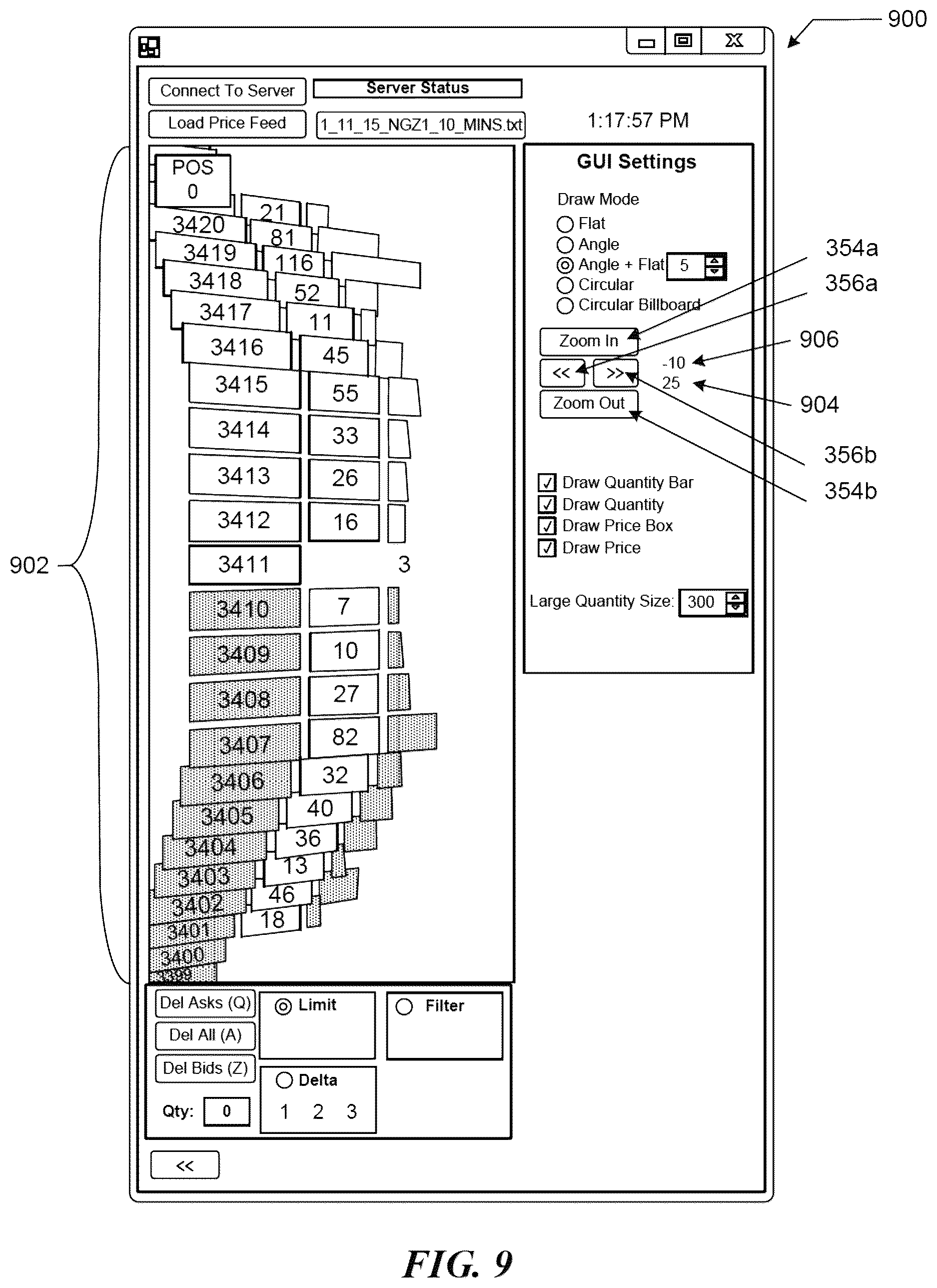 Patent US12620030 Figure 10 – Methods and systems for automatically executing orders using gesture-based triggers