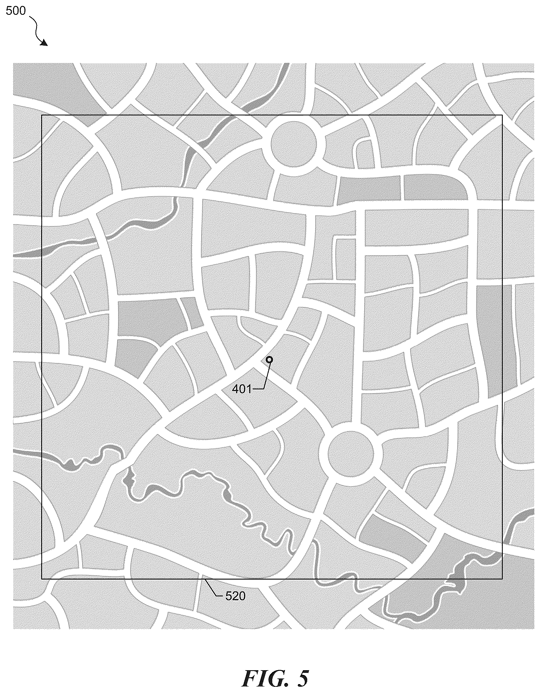 Patent US12620040 Figure 5 – Valuation of homes using geographic regions of varying granularity