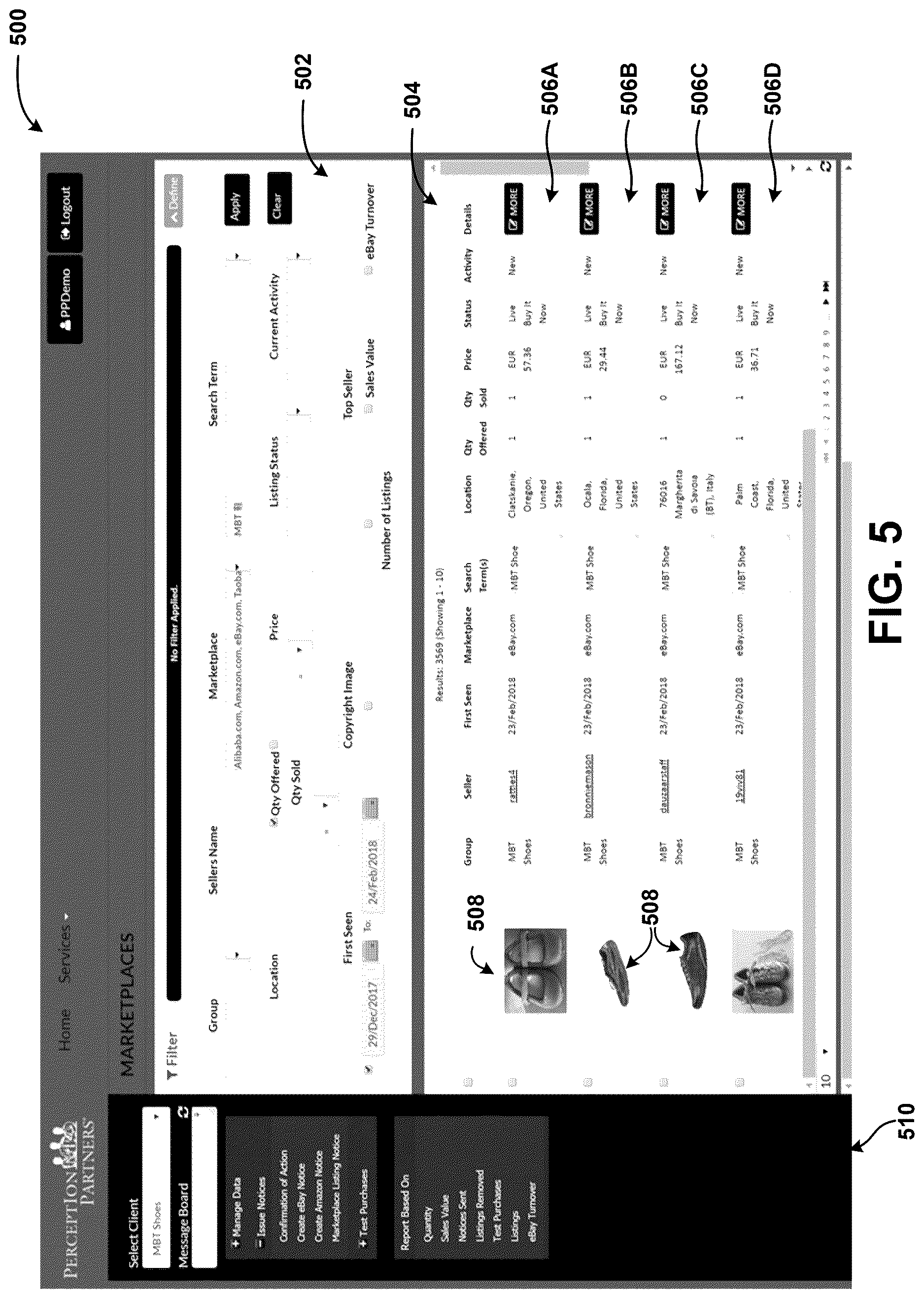 Patent US12620041 Figure 6 – Infringement detection system